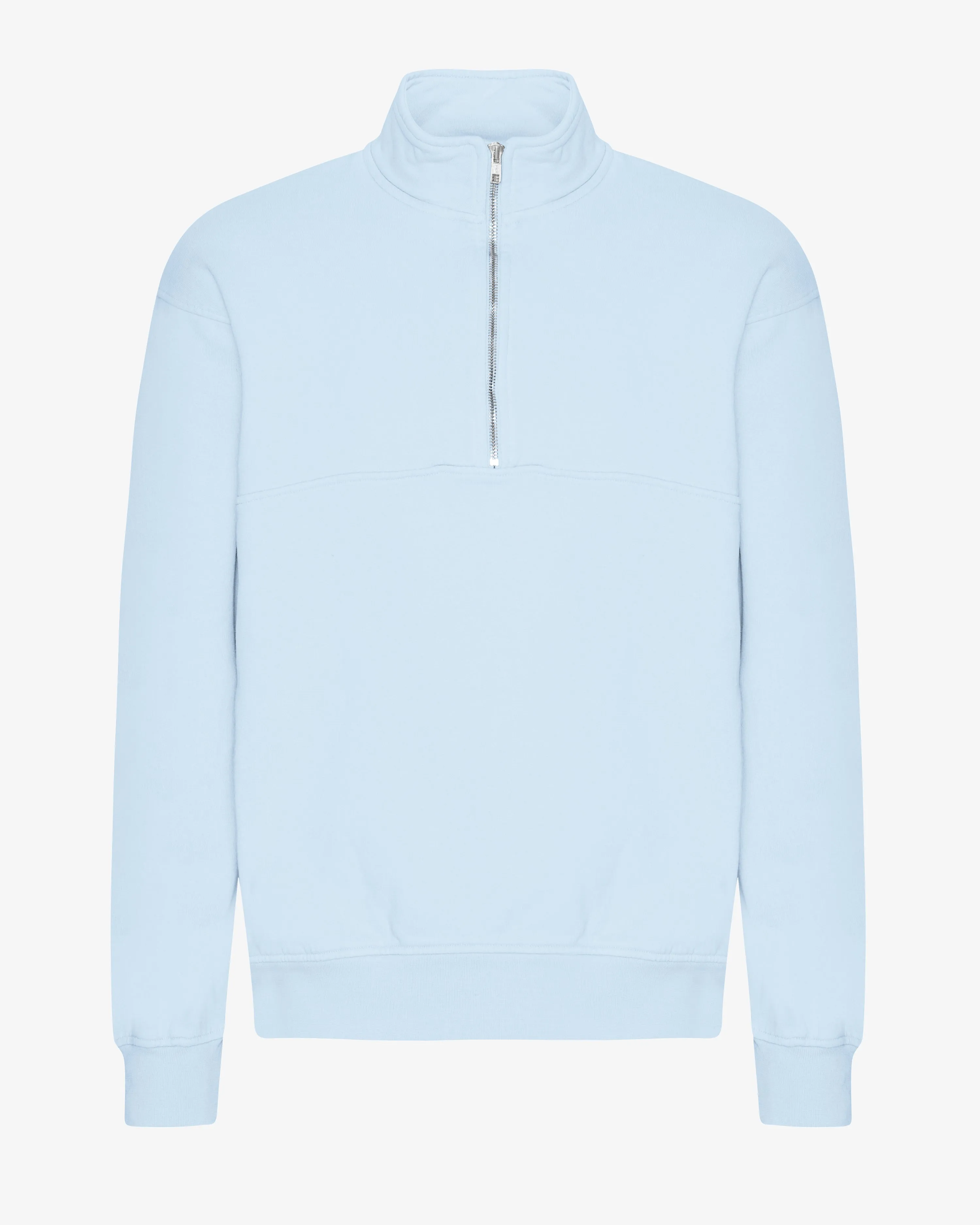 Organic Quarter Zip - Polar Blue