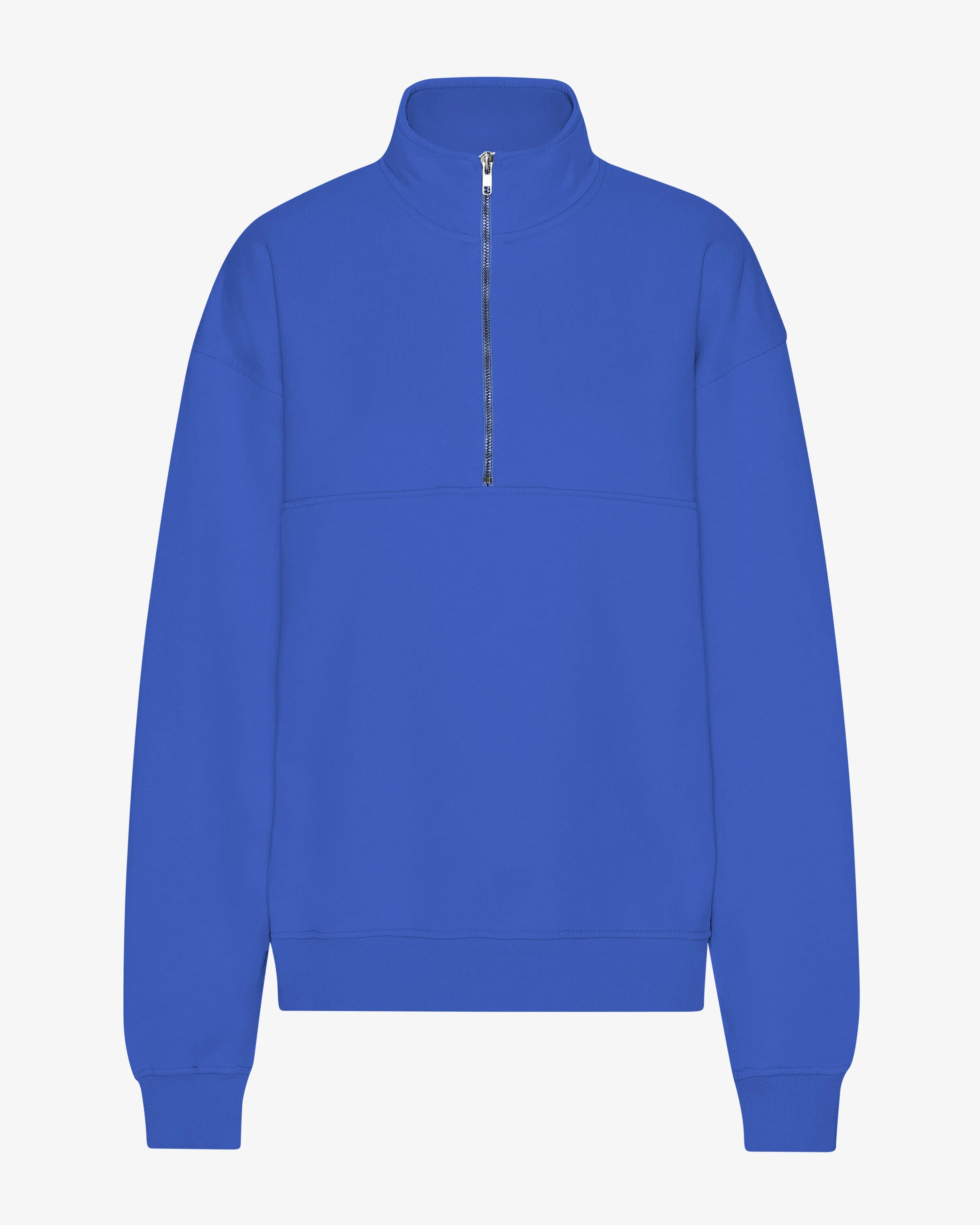 Organic Quarter Zip - Sapphire Blue