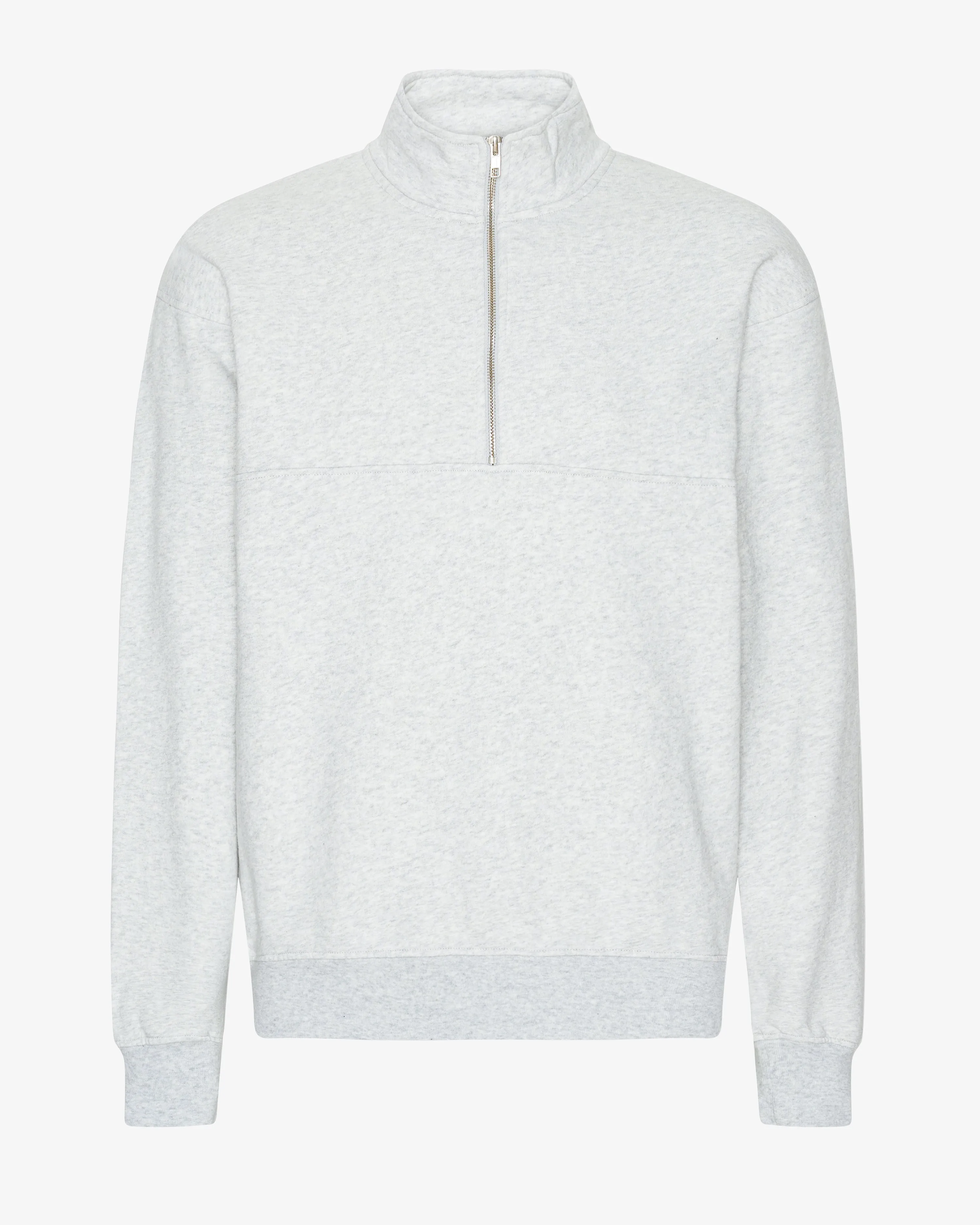 Organic Quarter Zip - Snow Melange