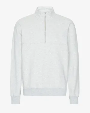 Organic Quarter Zip - Snow Melange