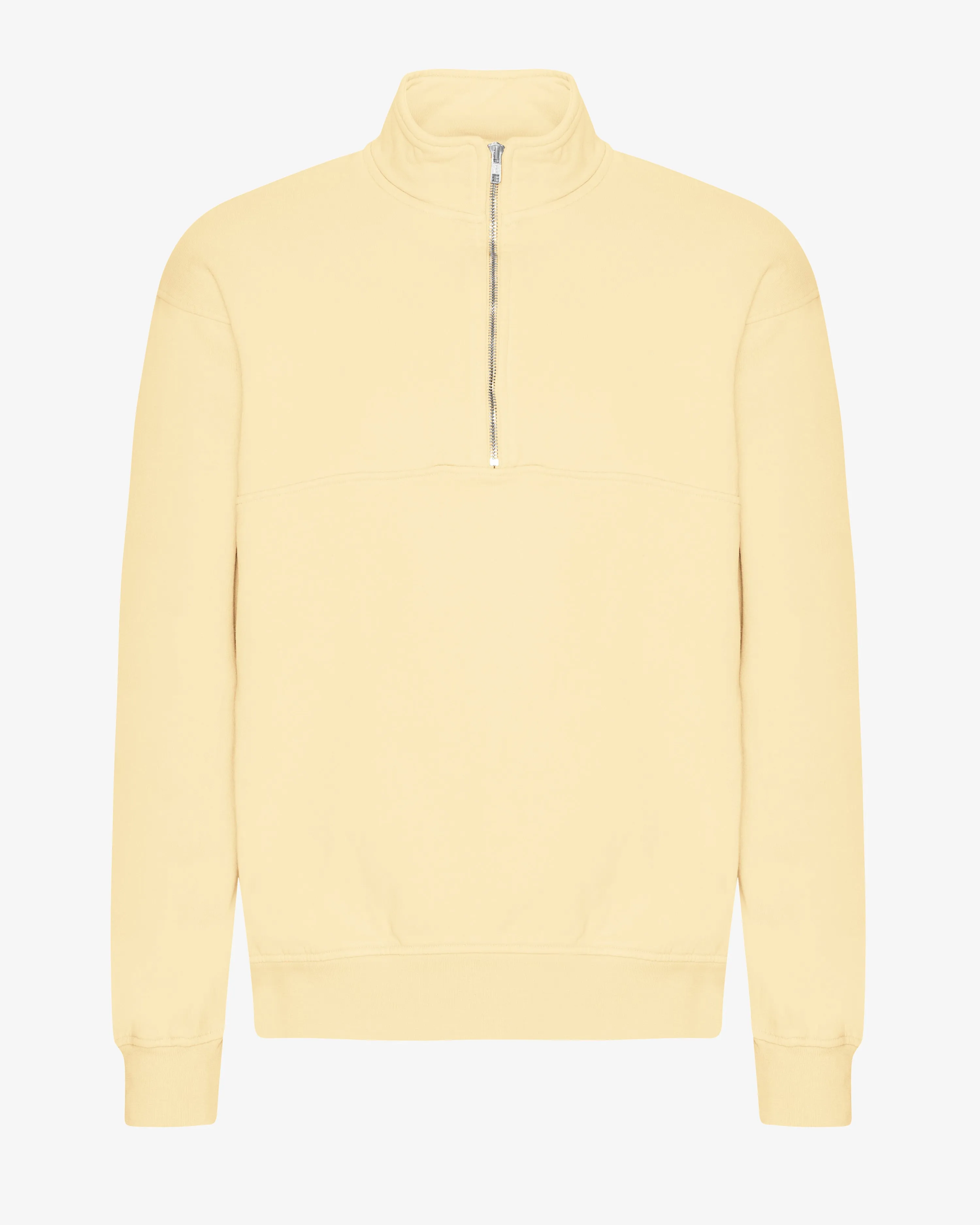 Organic Quarter Zip - Soft Yellow
