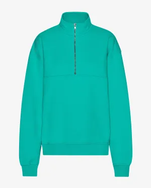 Organic Quarter Zip - Tropical Sea