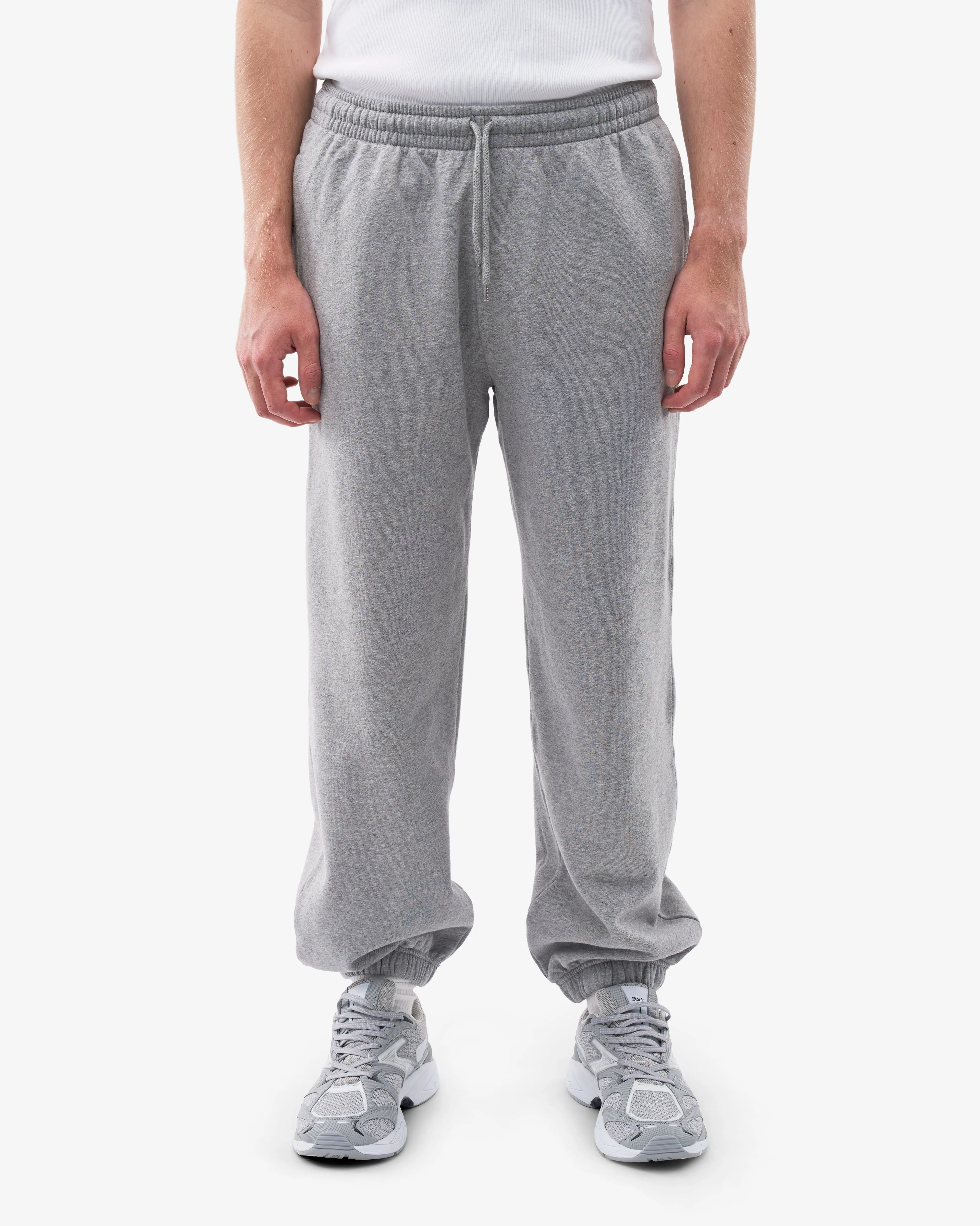 Organic Relaxed Sweatpants - Heather Grey