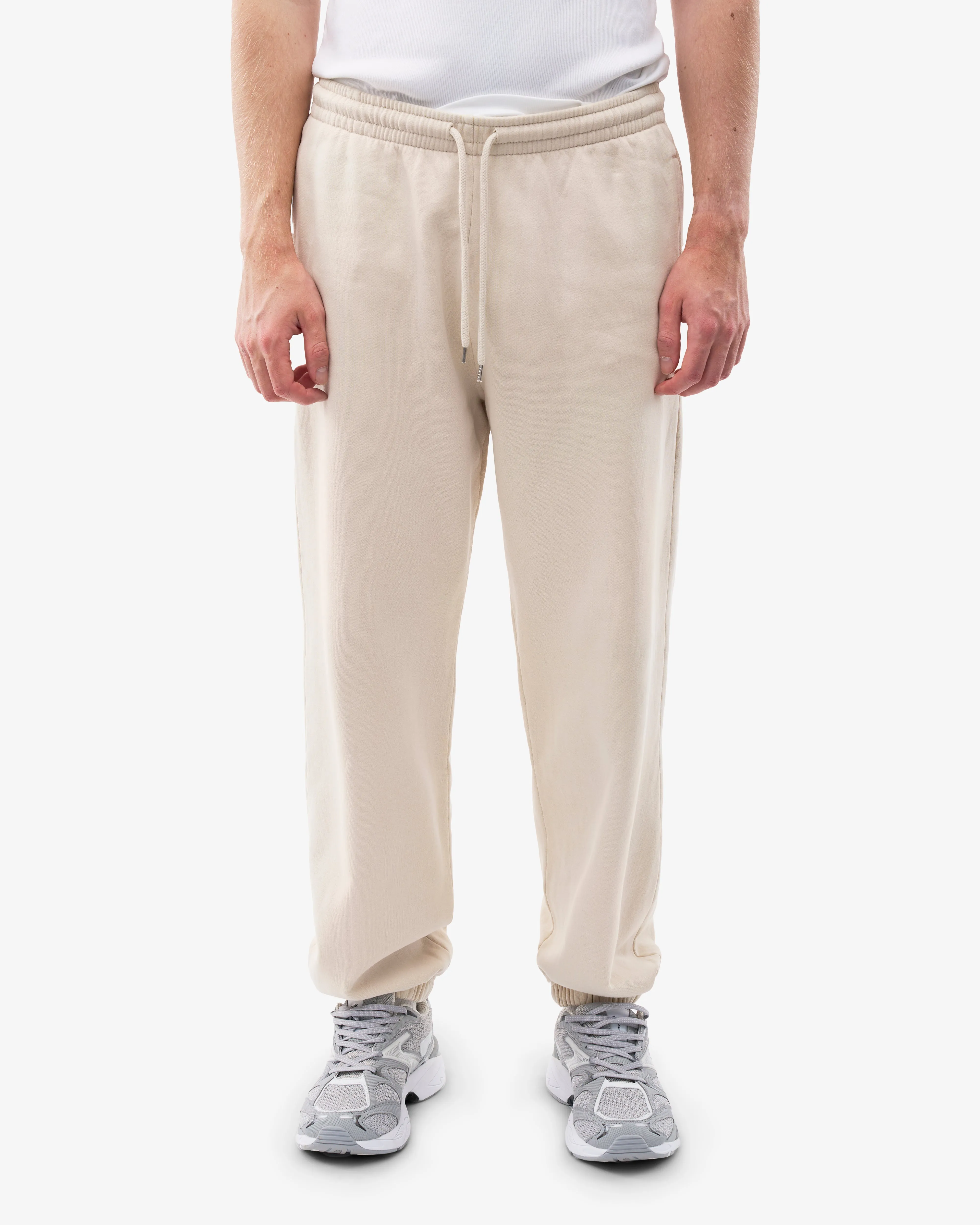 Organic Relaxed Sweatpants - Ivory White