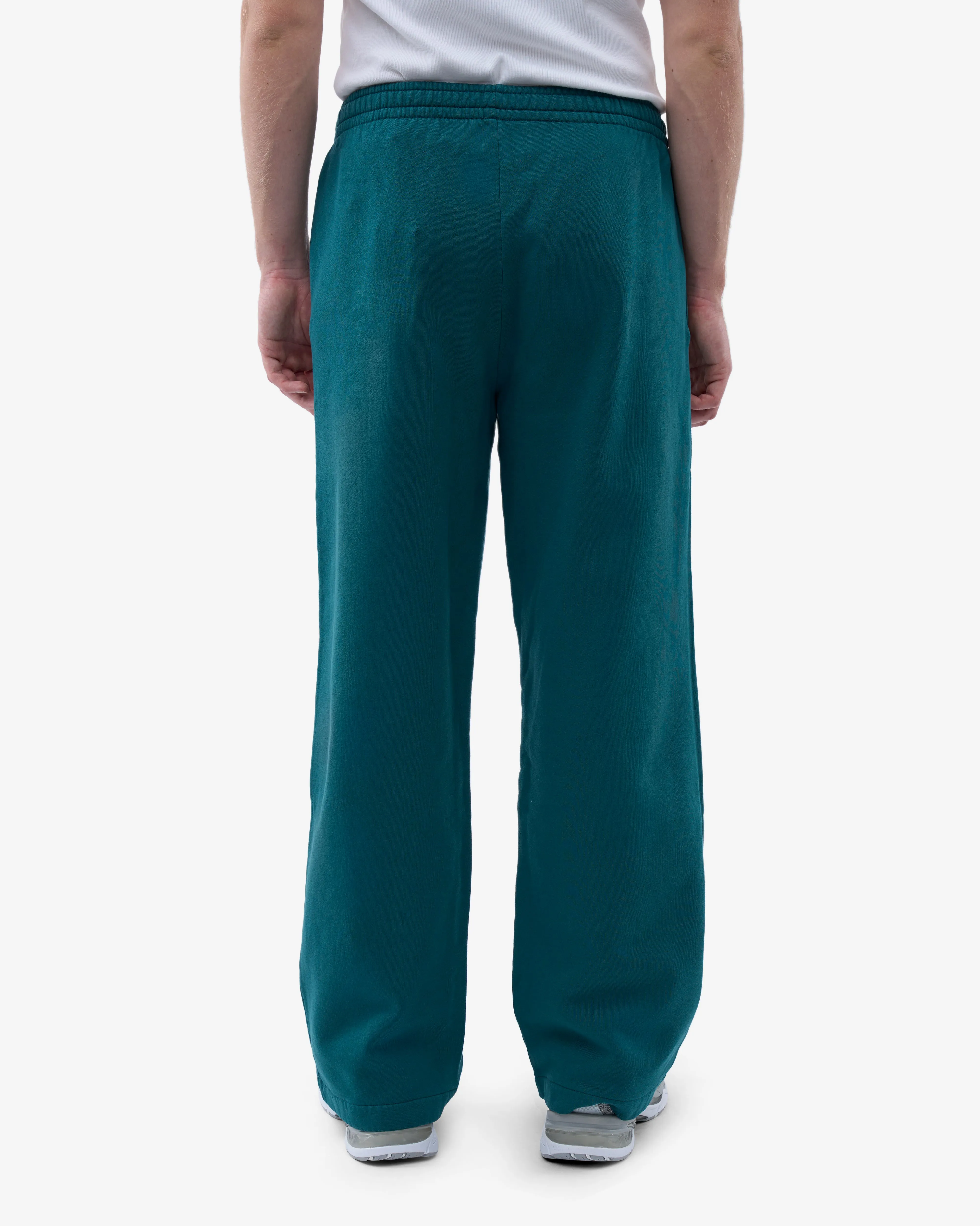 Organic Straight Leg Sweatpants - Ocean Green