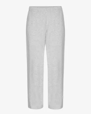 Organic Straight Leg Sweatpants - Snow Melange