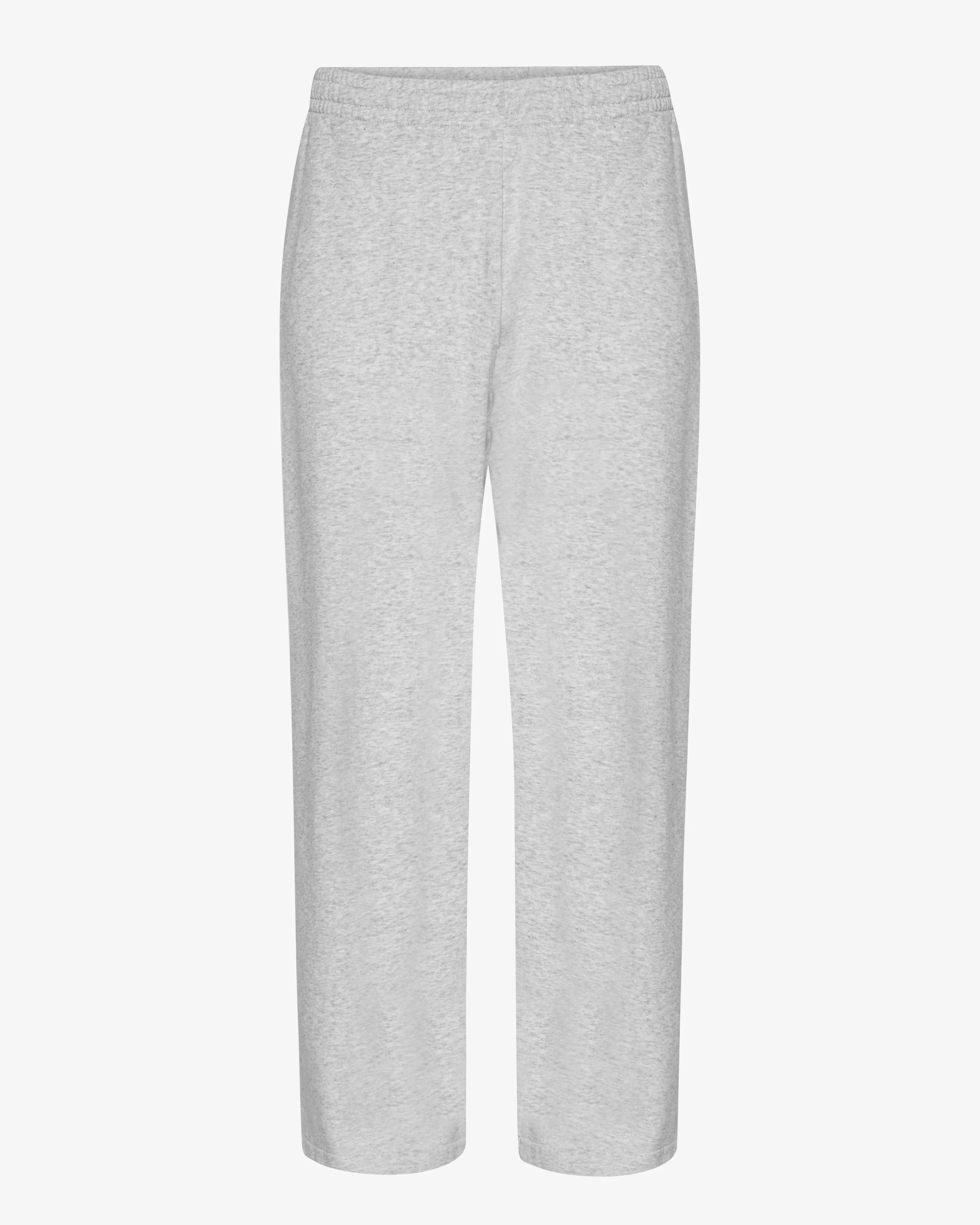 Organic Straight Leg Sweatpants - Snow Melange