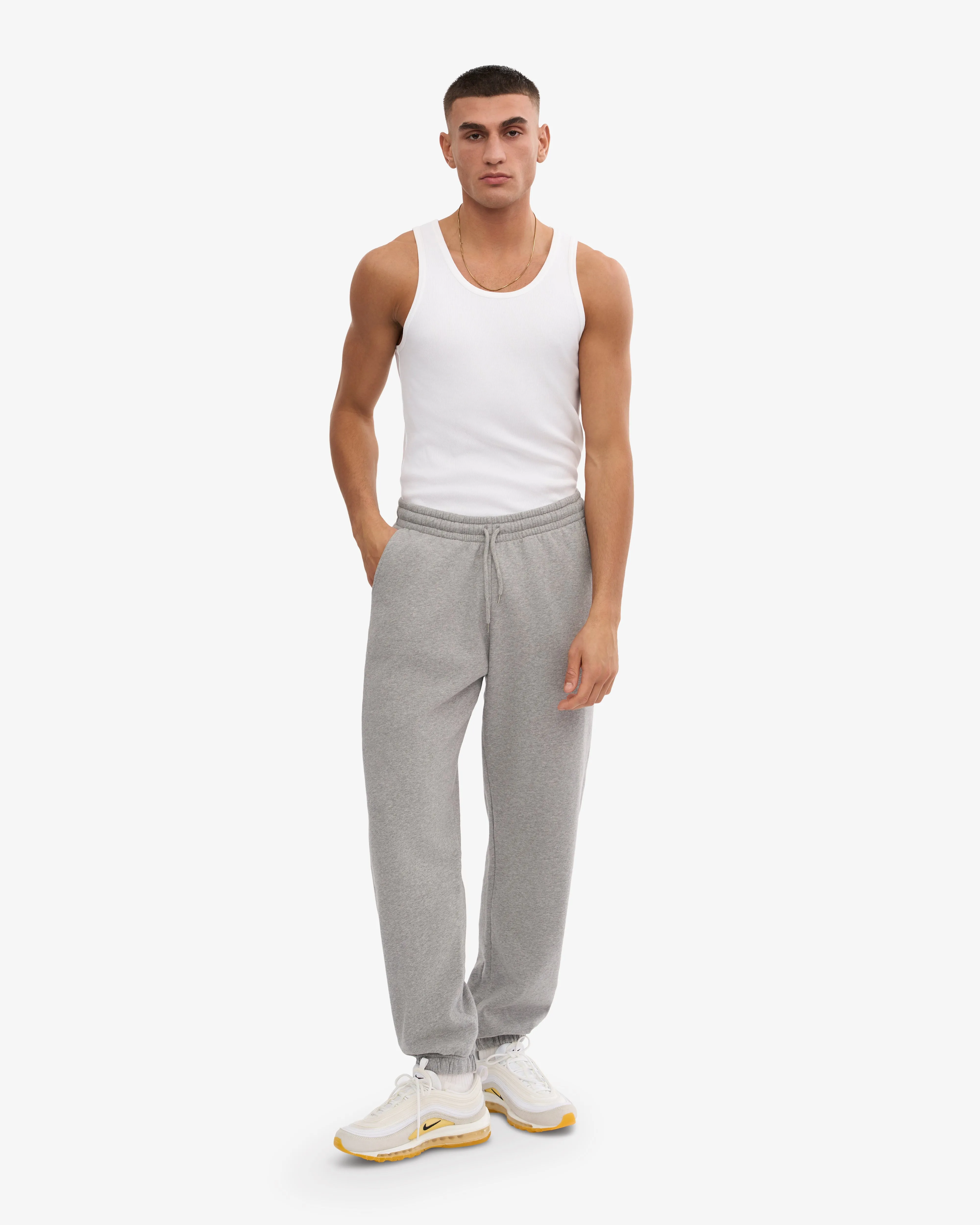 Organic Sweatpants - Heather Grey