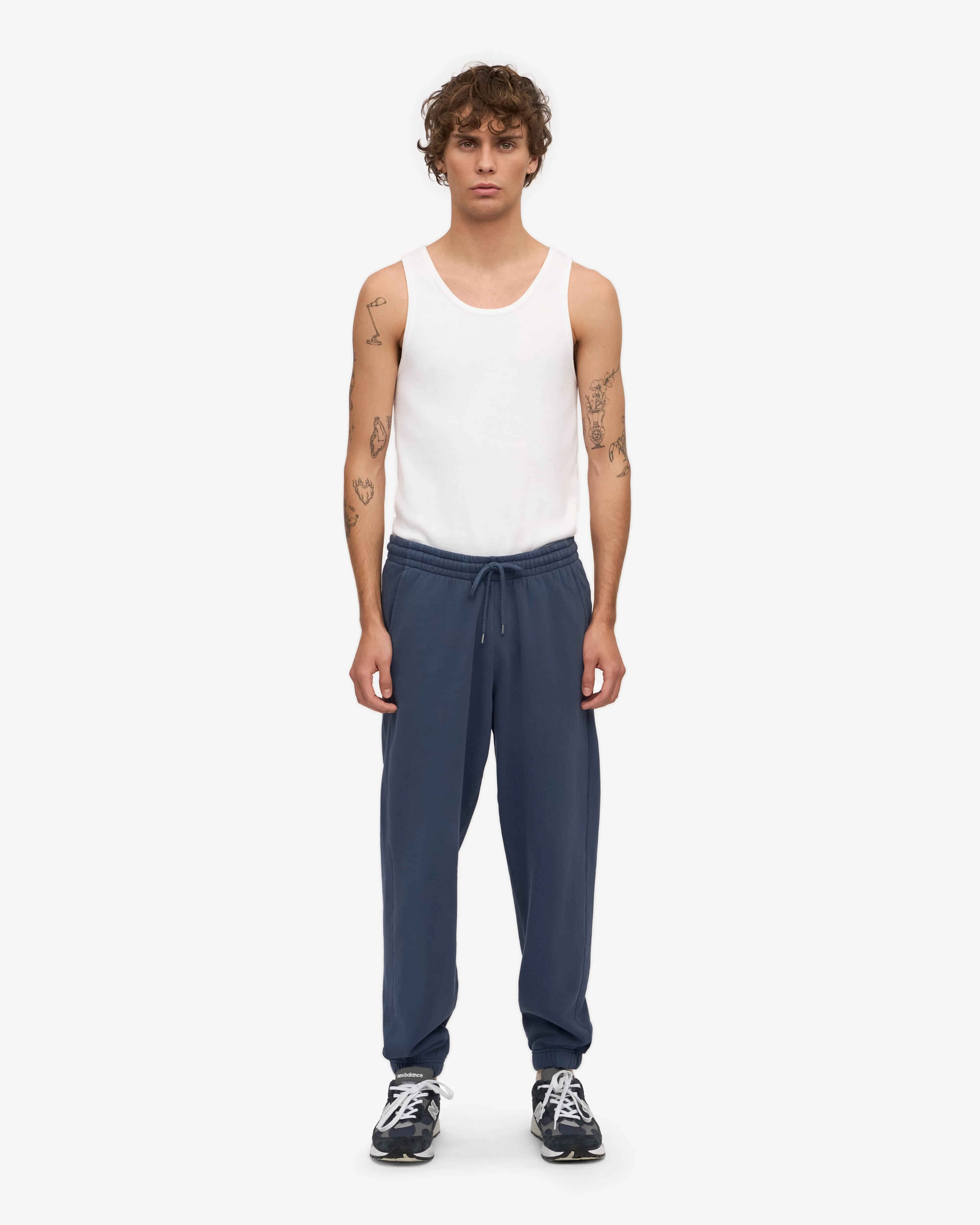 Organic Sweatpants - Petrol Blue