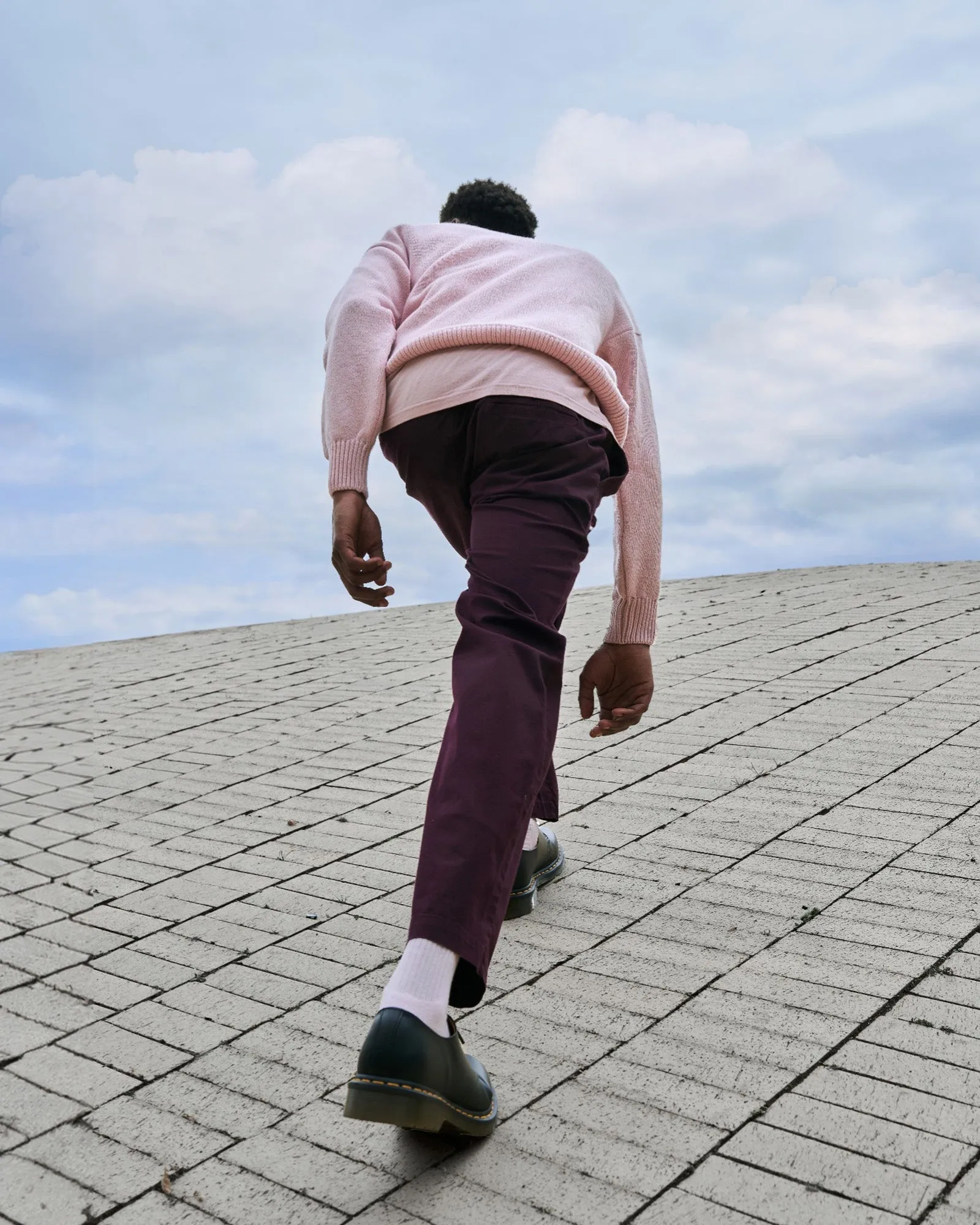 Organic Twill Pants - Petrol Blue