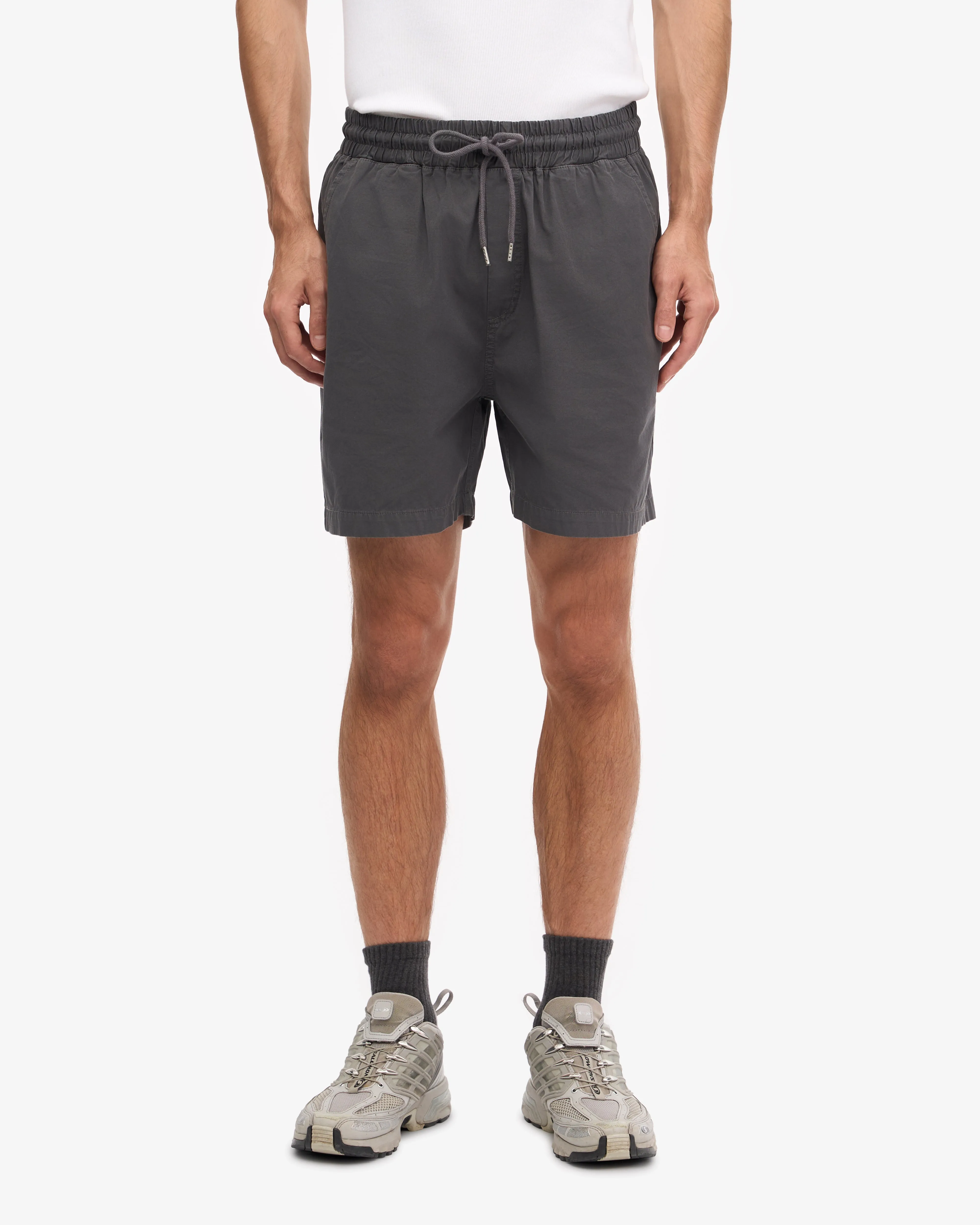 Organic Twill Shorts - Lava Grey