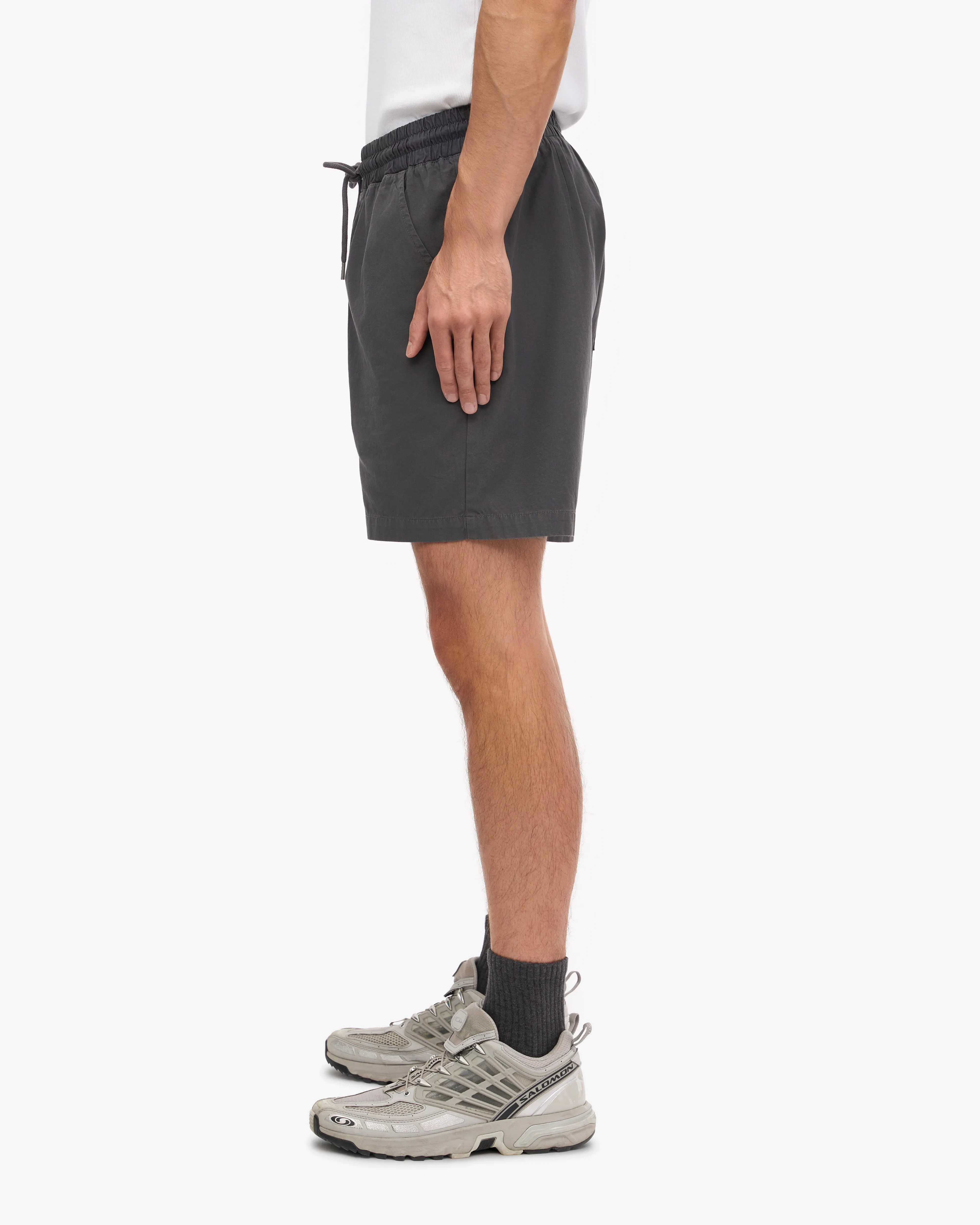 Organic Twill Shorts - Lava Grey