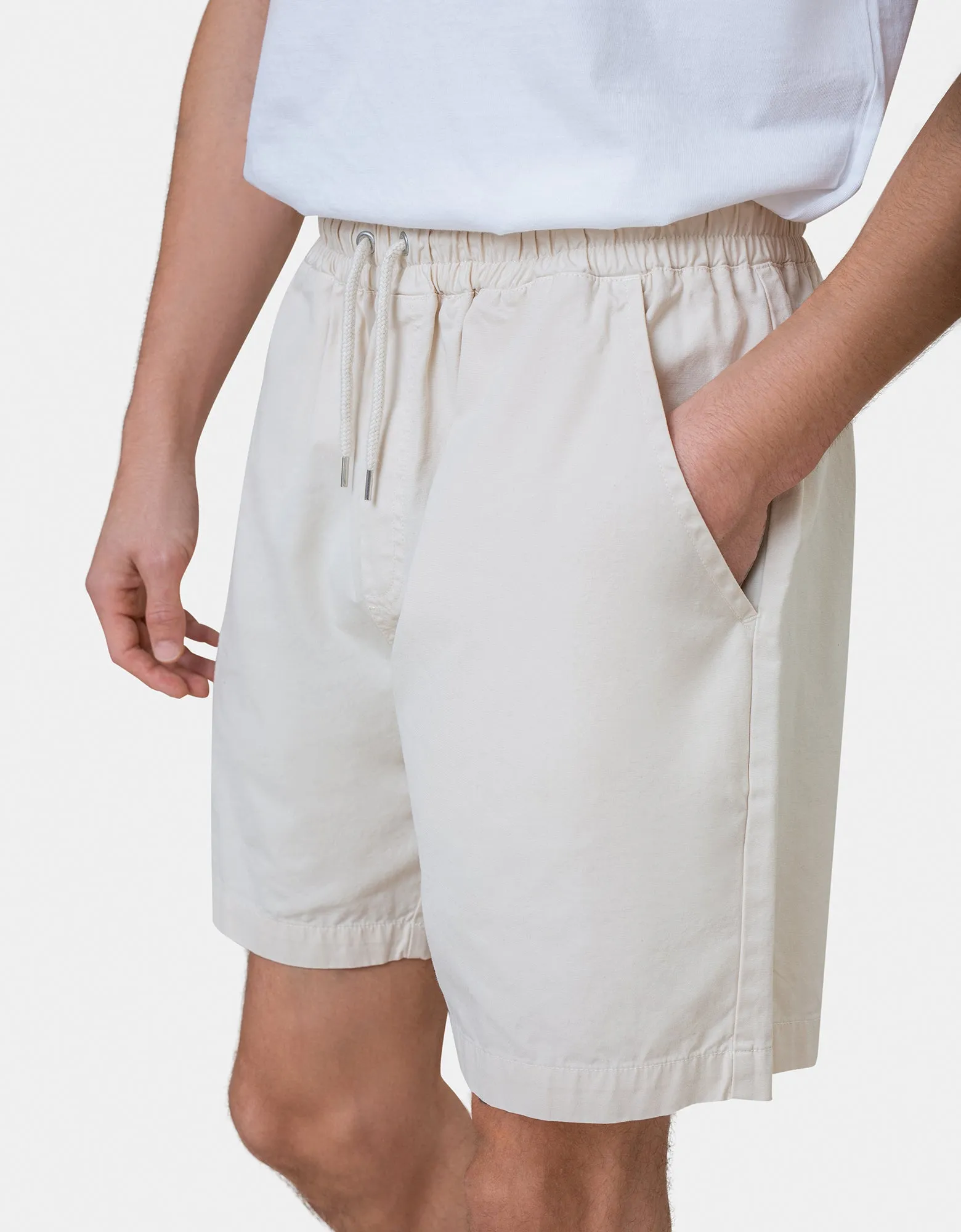 Organic Twill Shorts - Light Aqua