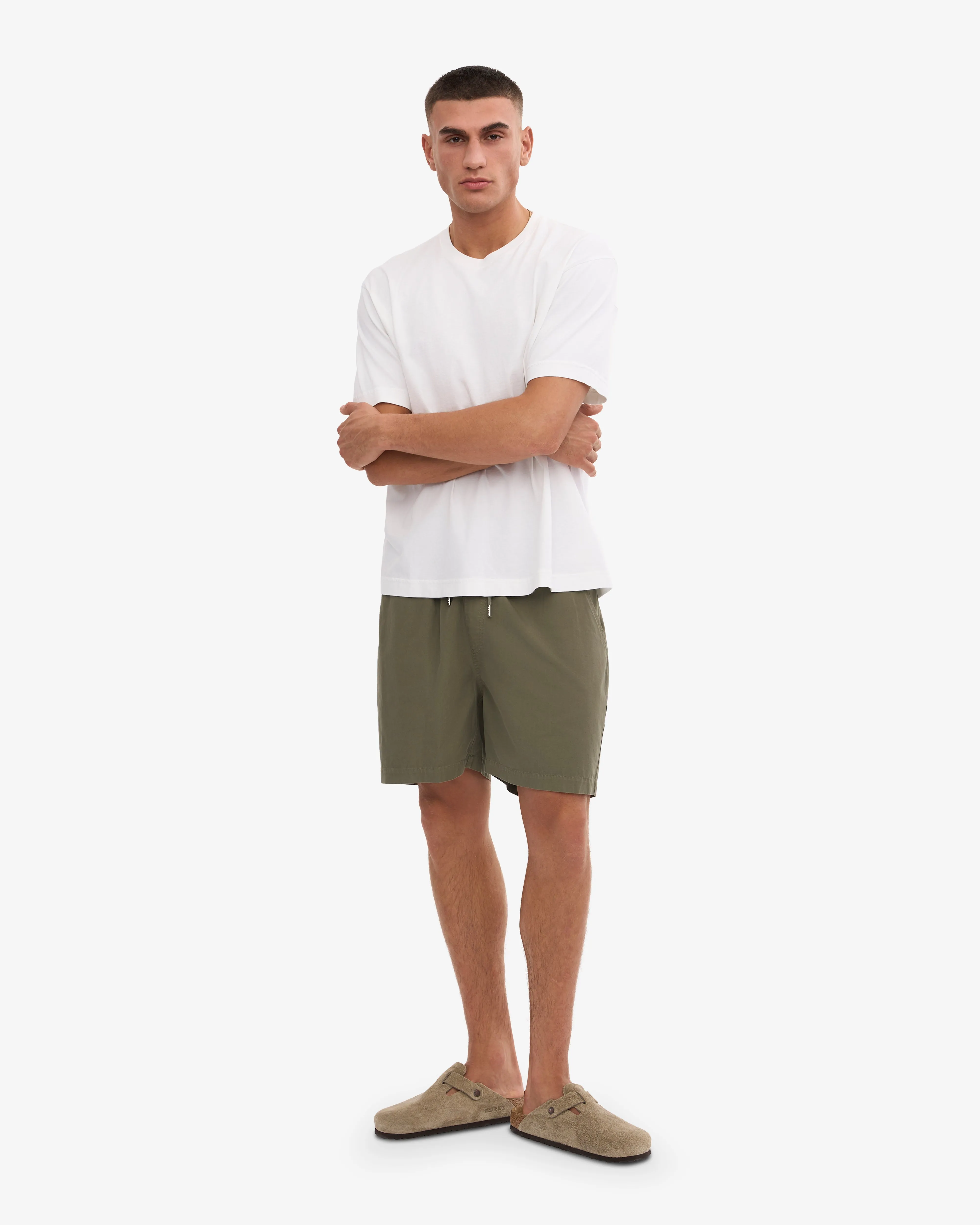 Organic Twill Shorts - Polar Blue