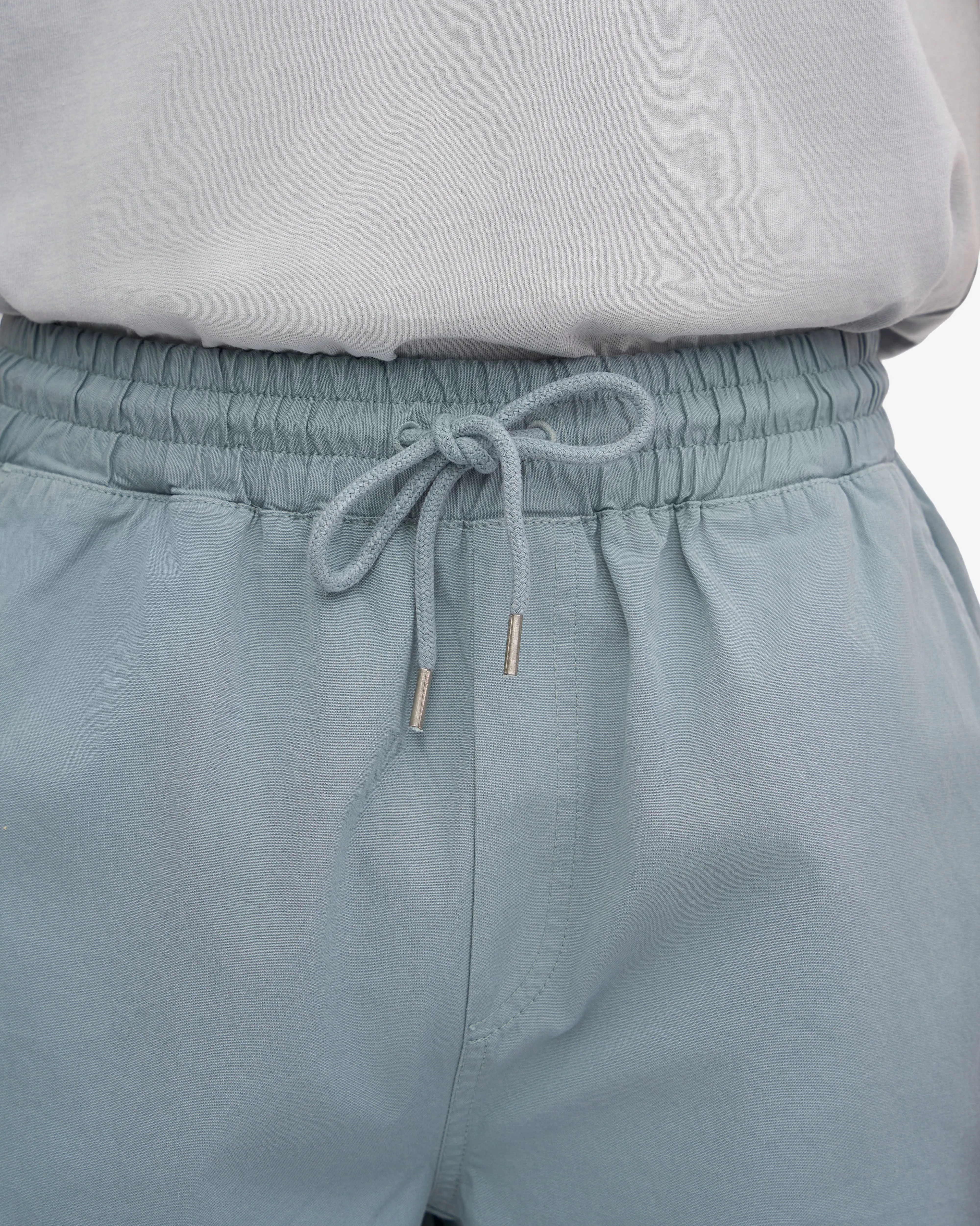 Organic Twill Shorts - Steel Blue