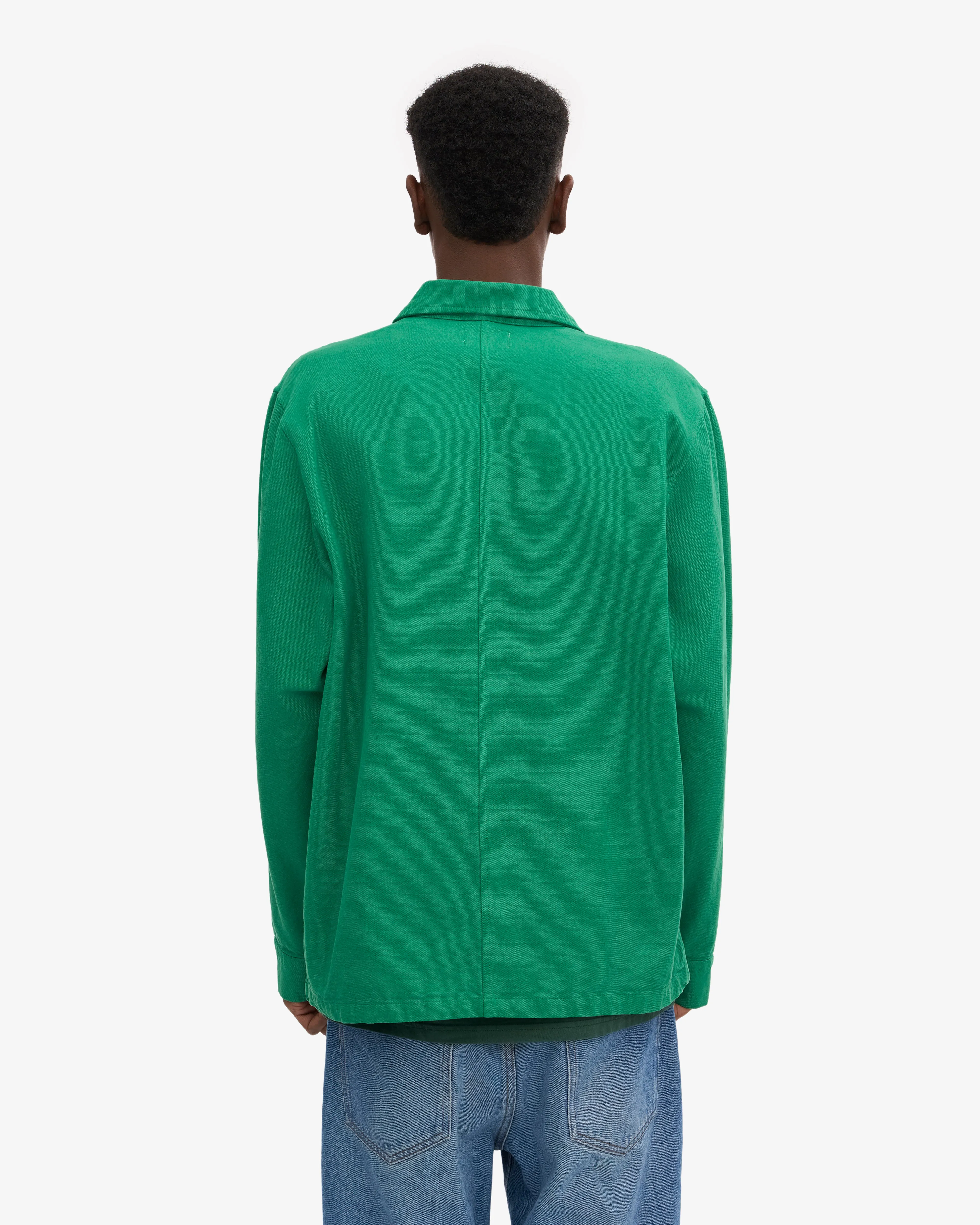 Organic Workwear Jacket - Kelly Green