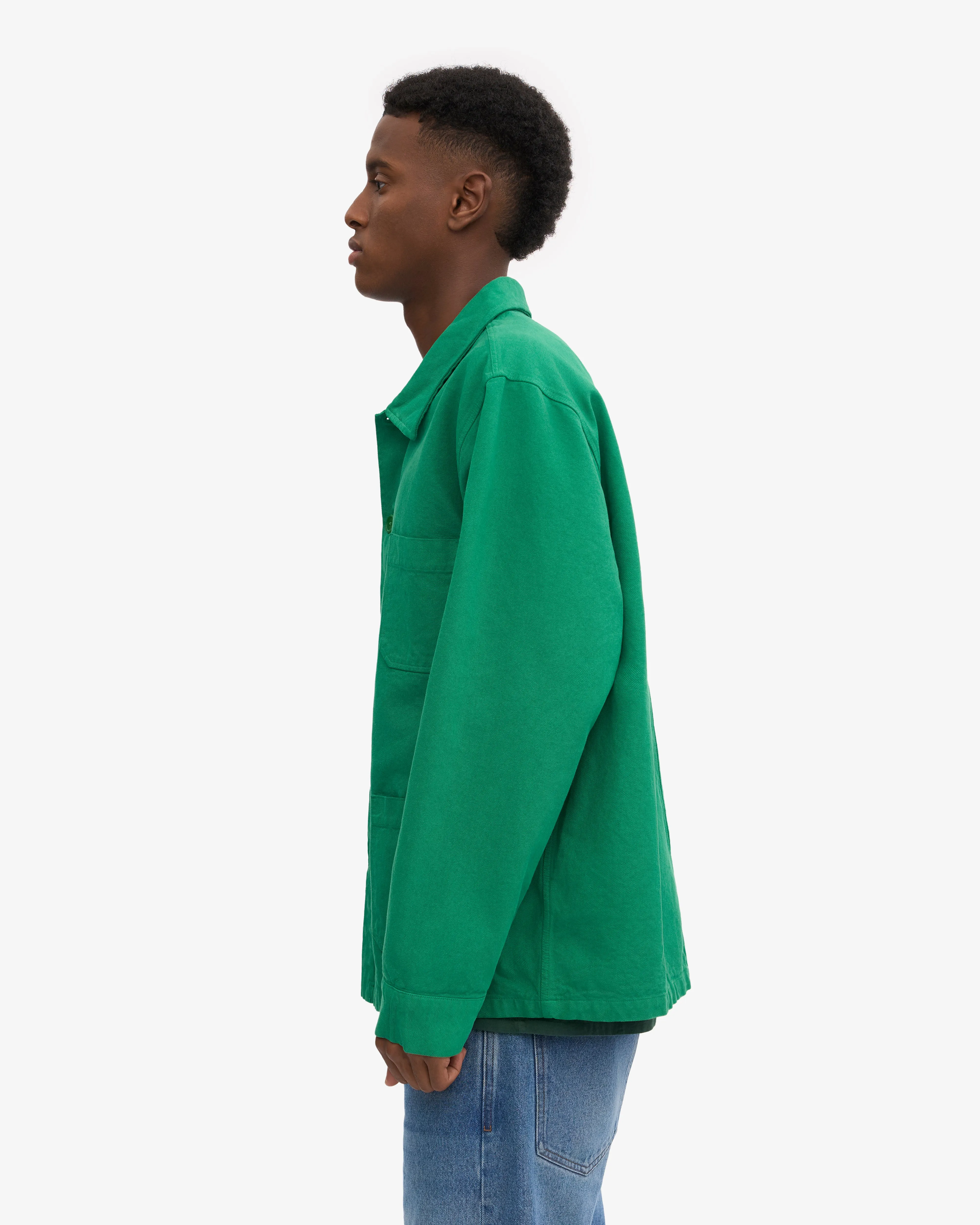 Organic Workwear Jacket - Kelly Green