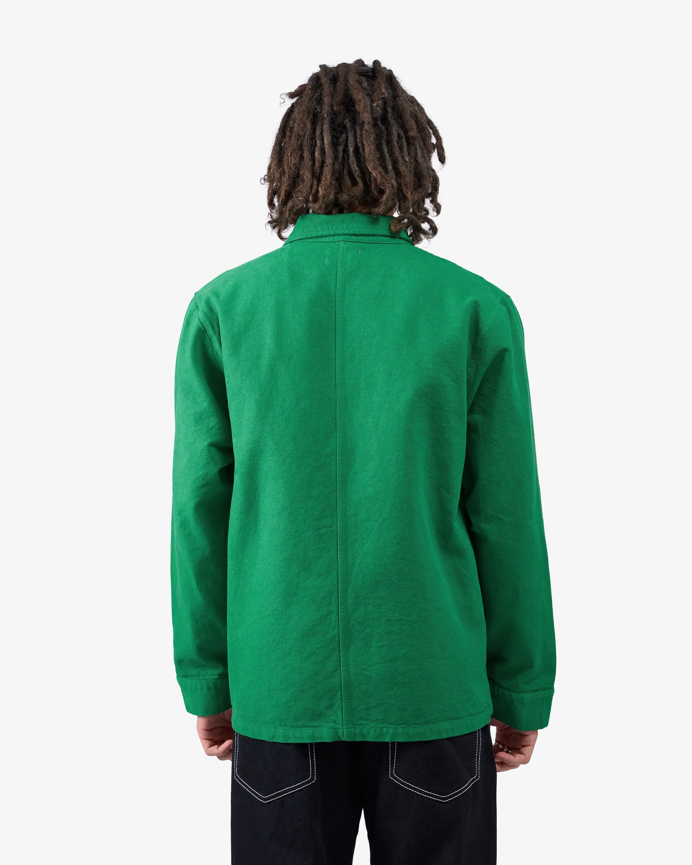 Organic Workwear Jacket - Red Tangerine