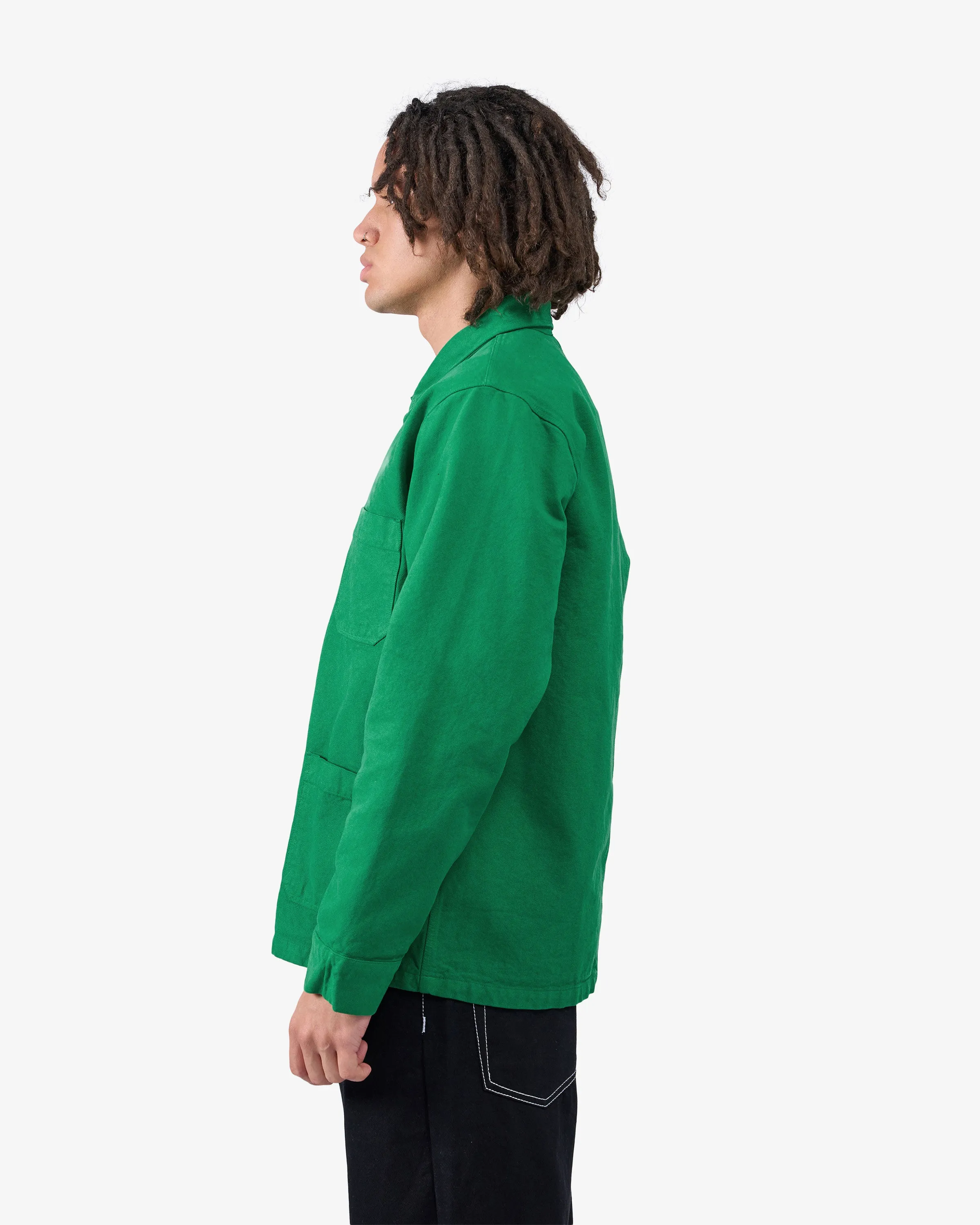 Organic Workwear Jacket - Red Tangerine