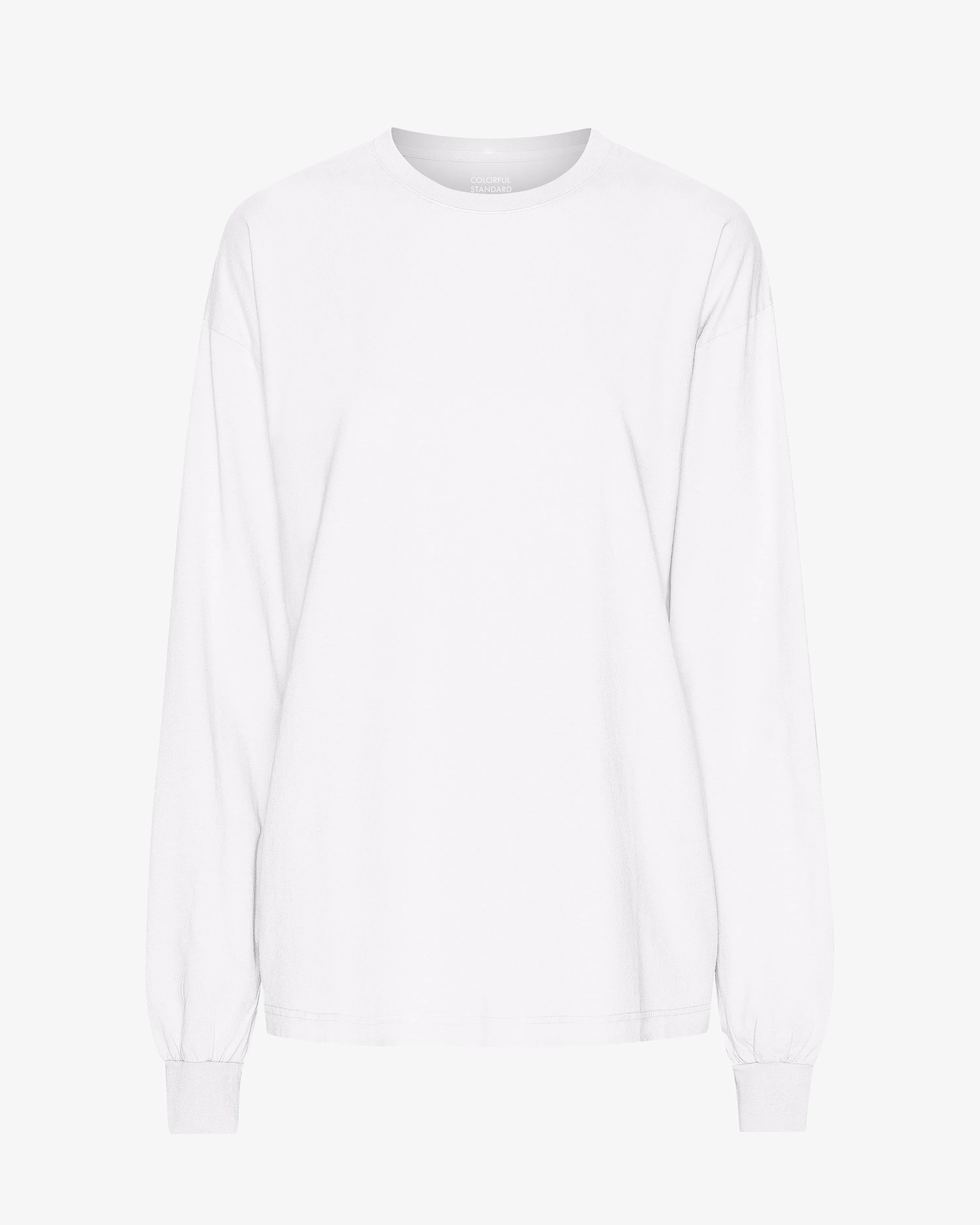 Oversized Organic LS T-Shirt - Optical White