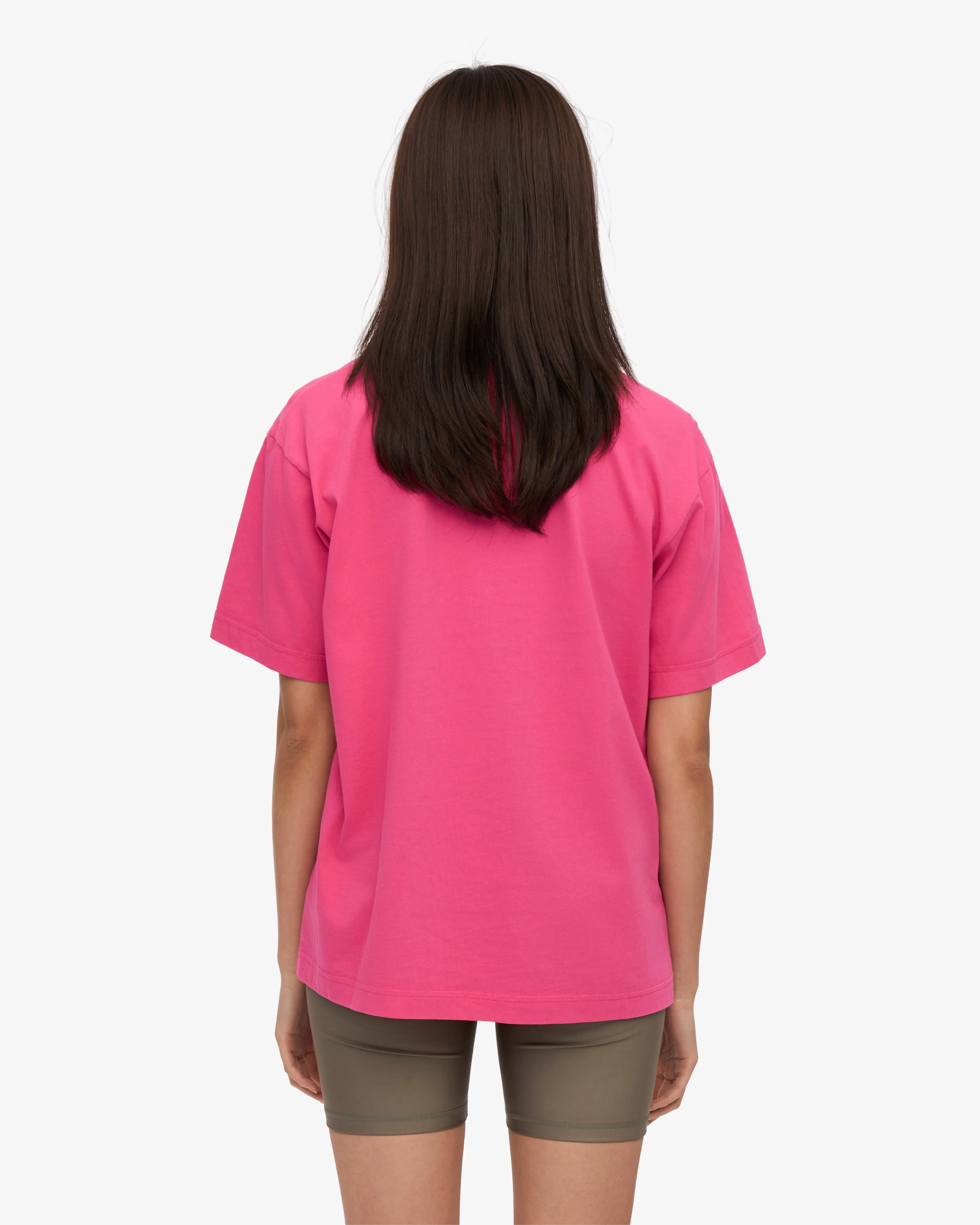Oversized Organic T-Shirt - Bubblegum Pink