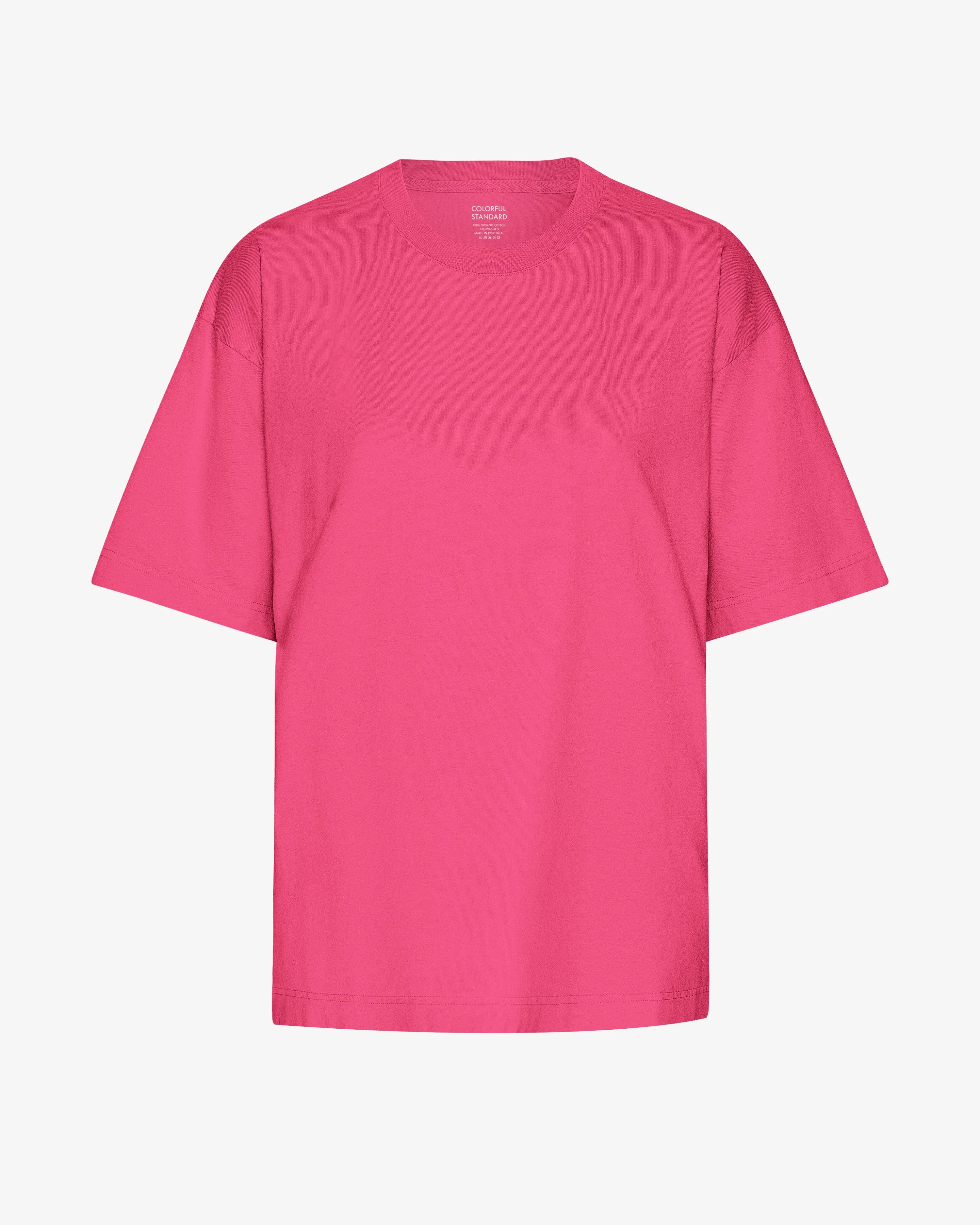 Oversized Organic T-Shirt - Bubblegum Pink
