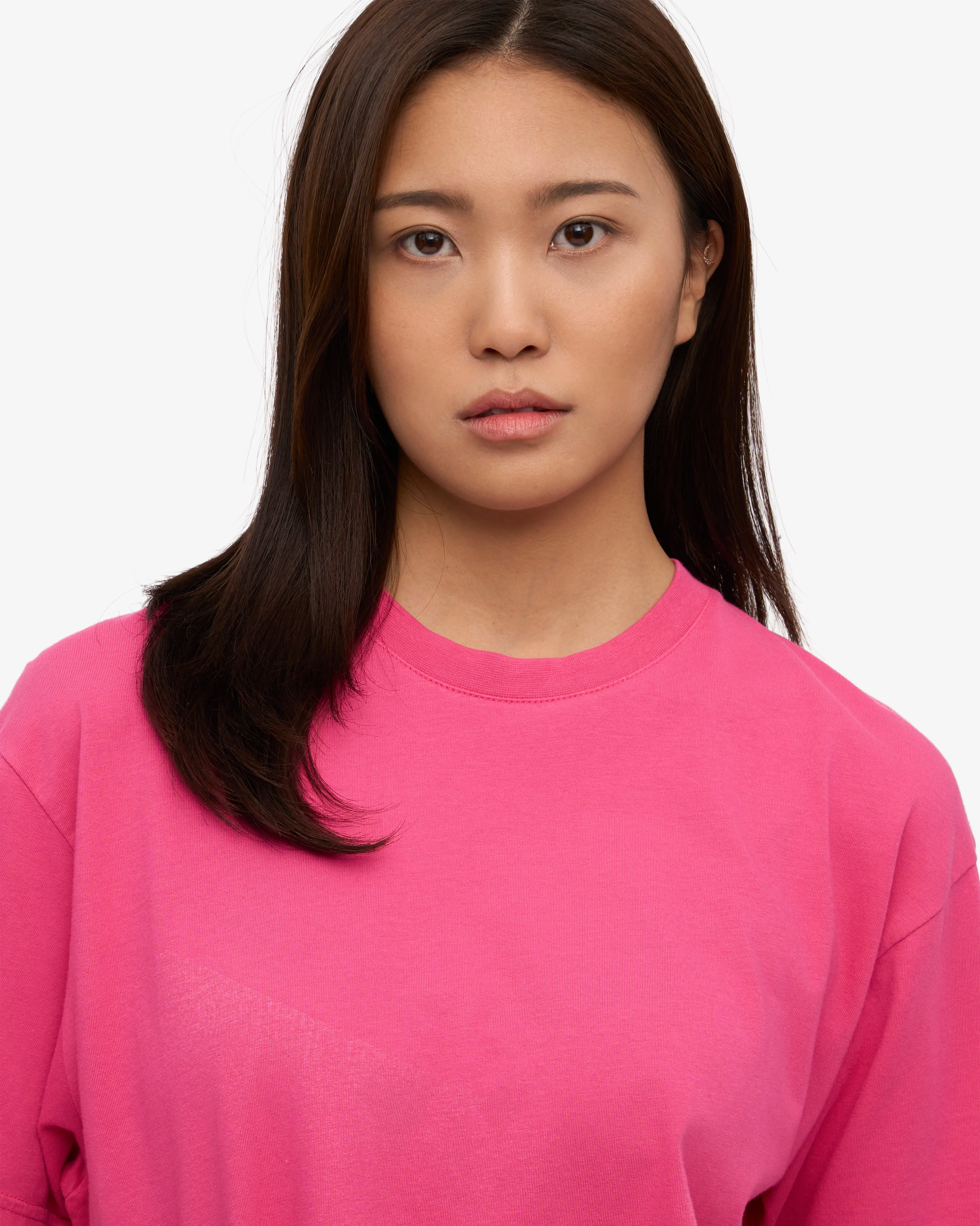 Oversized Organic T-Shirt - Bubblegum Pink