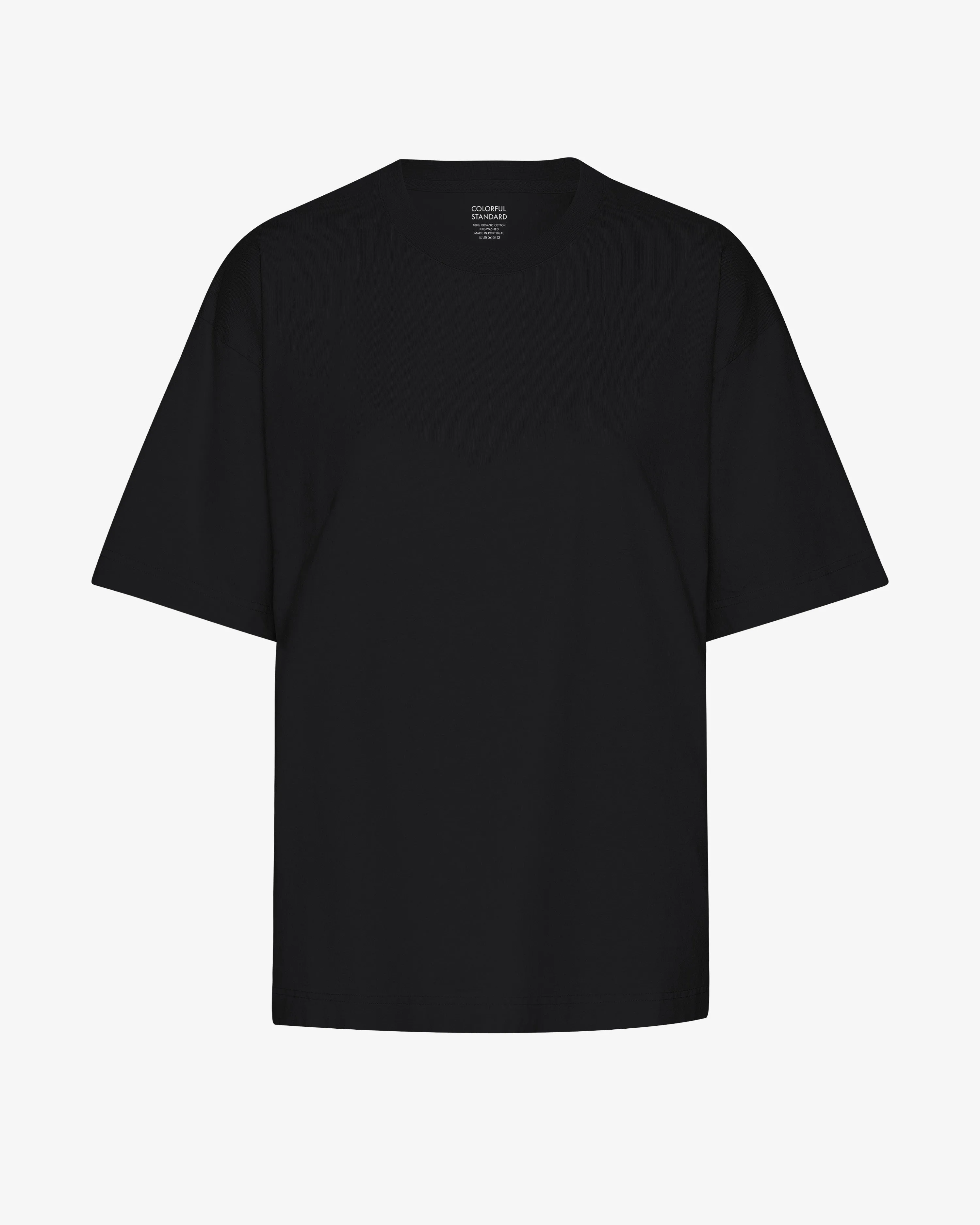 Oversized Organic T-Shirt - Deep Black