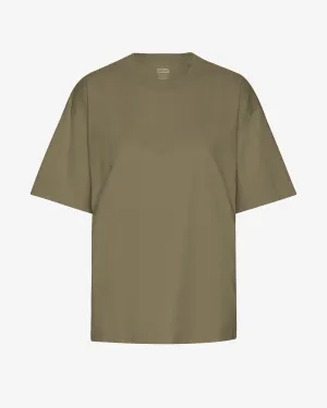 Oversized Organic T-Shirt - Dusty Olive
