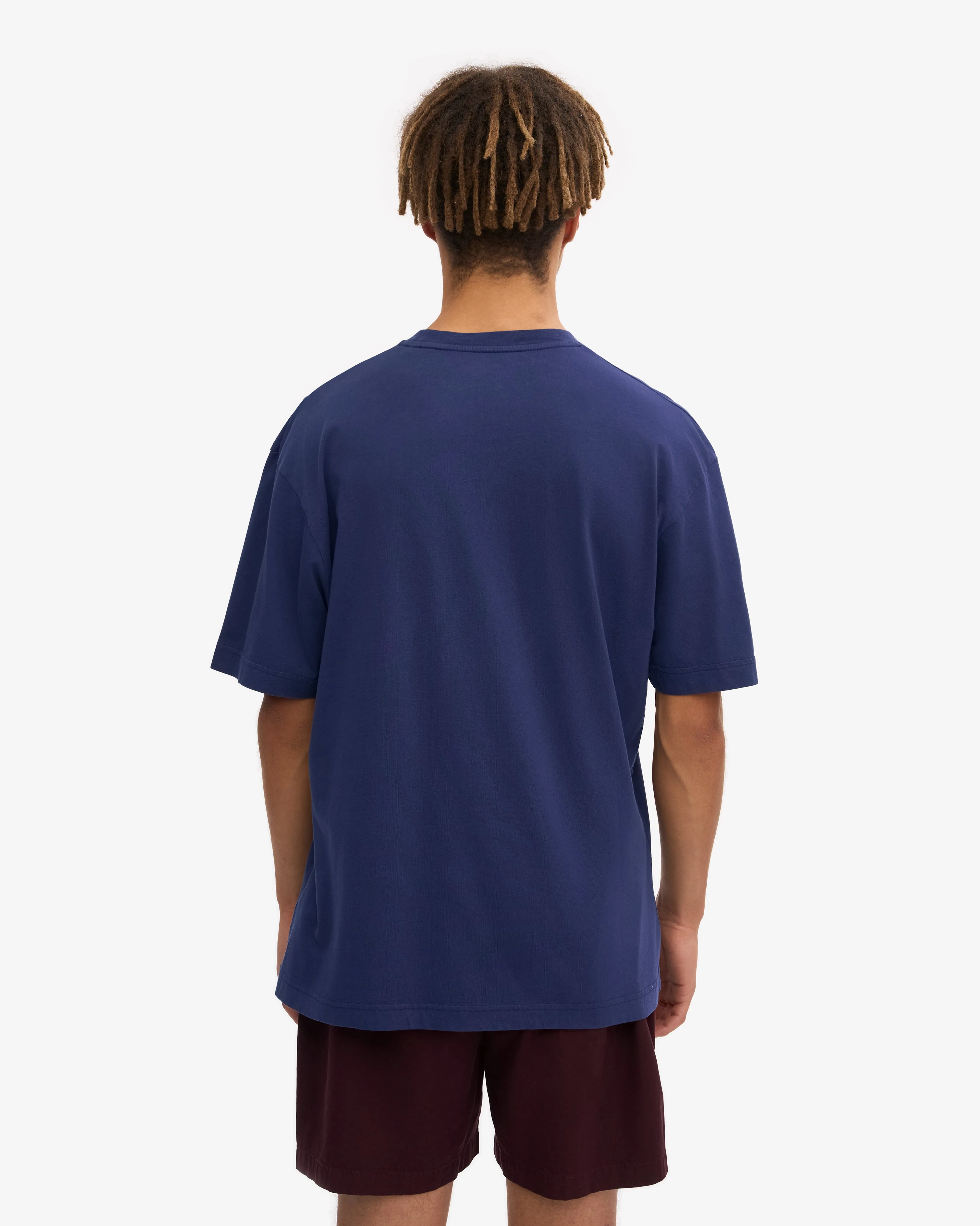 Oversized Organic T-Shirt - Marine Blue