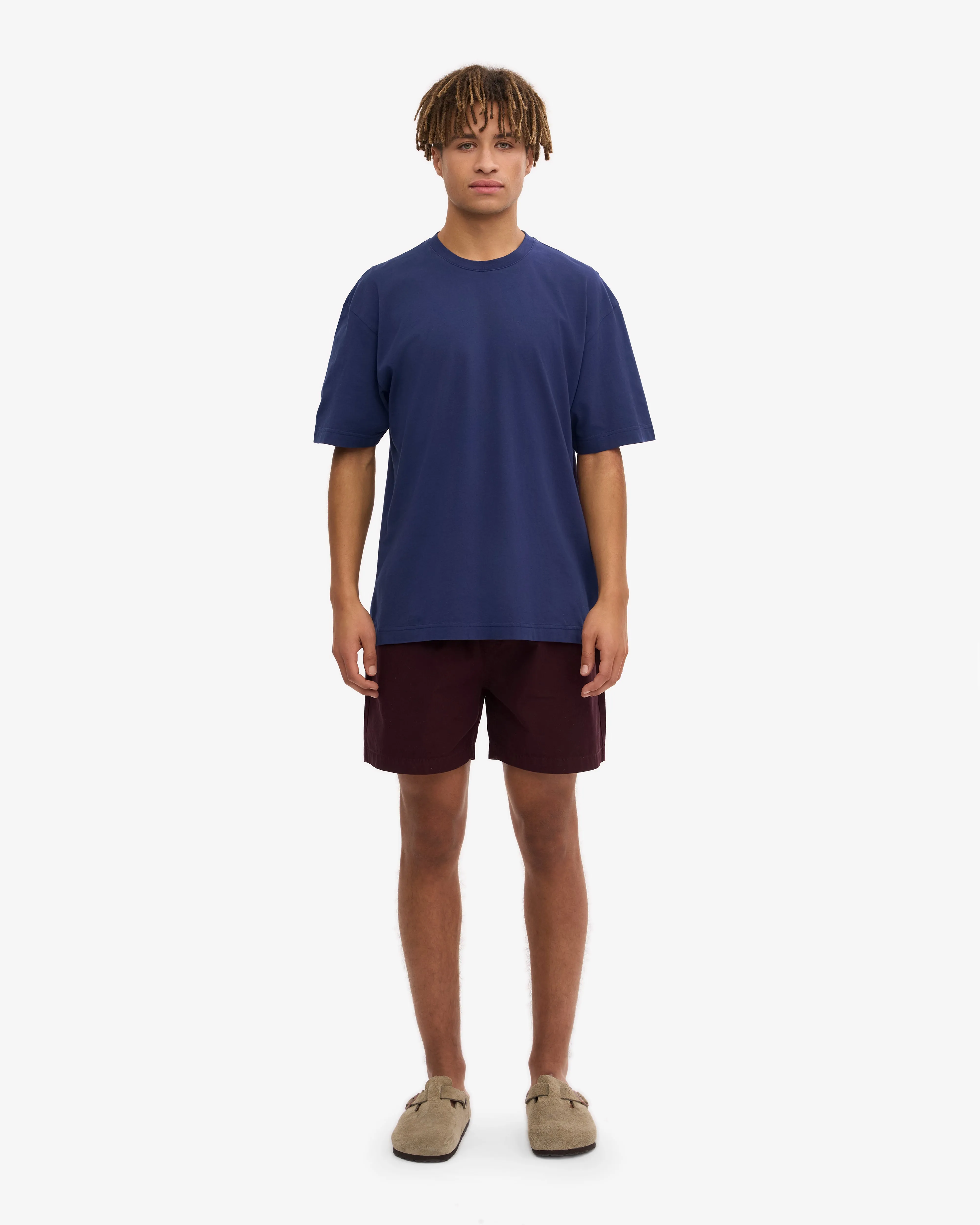 Oversized Organic T-Shirt - Marine Blue