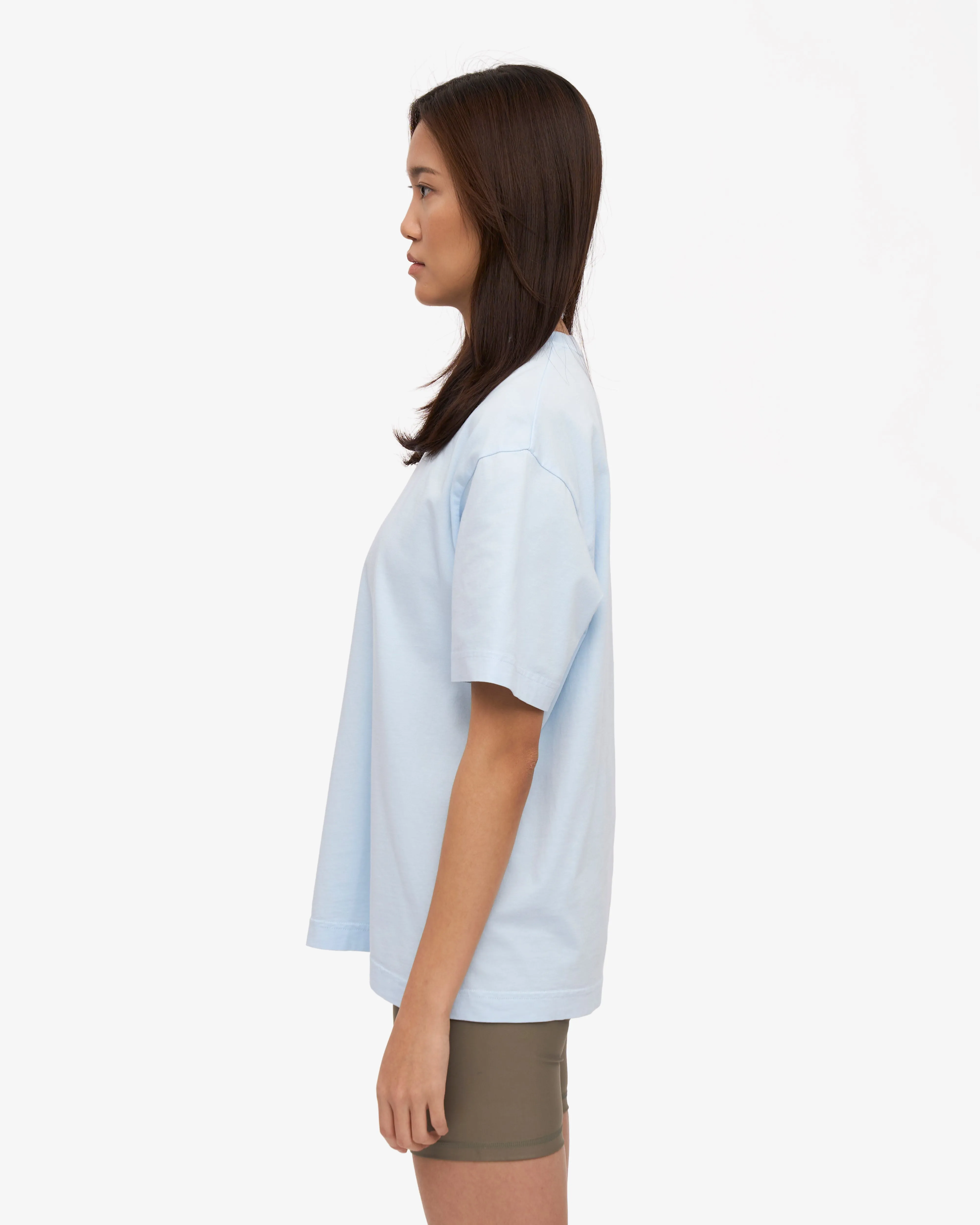 Oversized Organic T-Shirt - Polar Blue