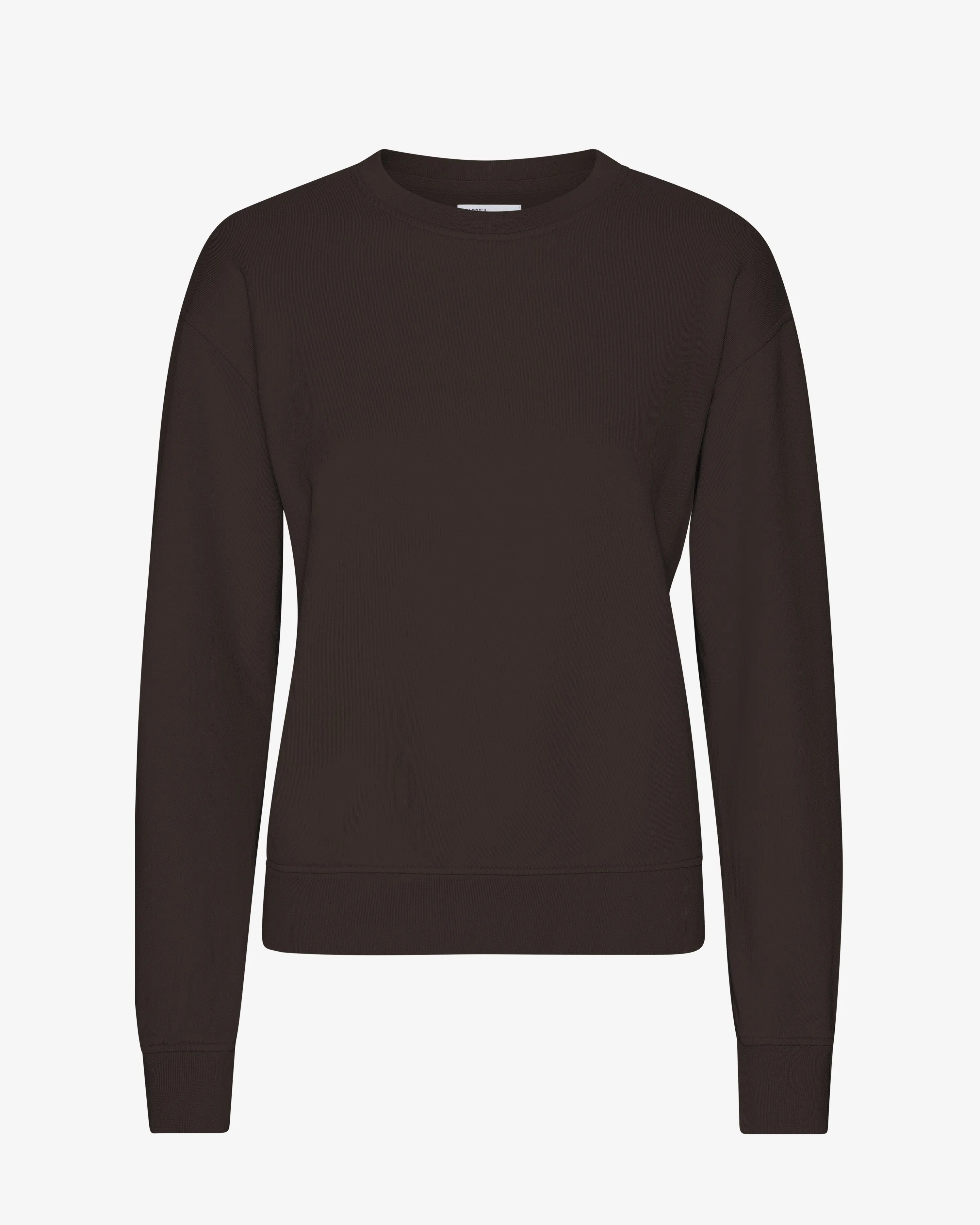 Women Classic Organic Crew - Coffee Brown