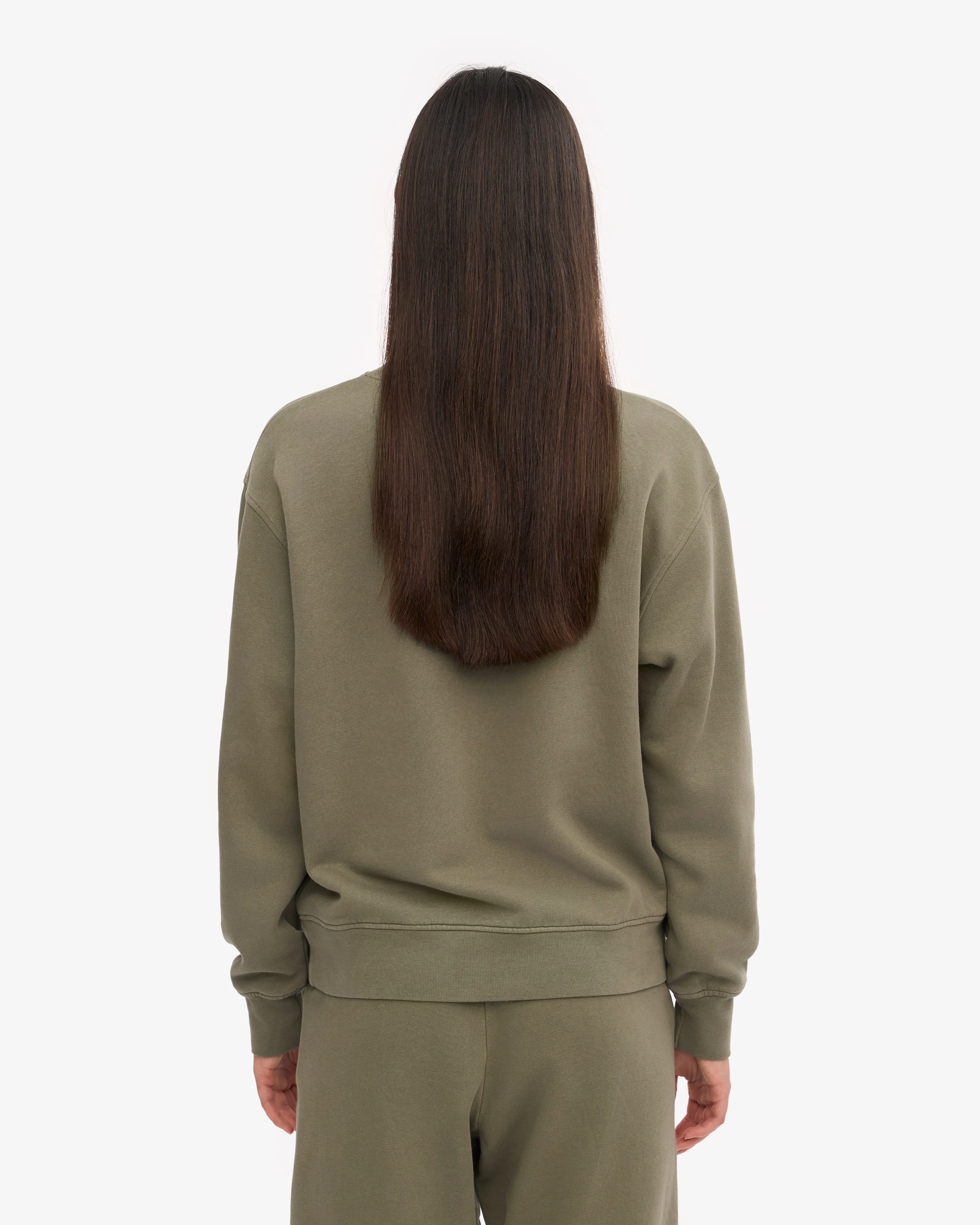Women Classic Organic Crew - Dusty Olive