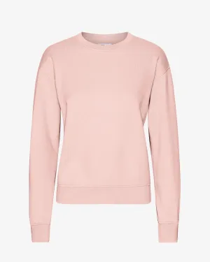 Women Classic Organic Crew - Faded Pink