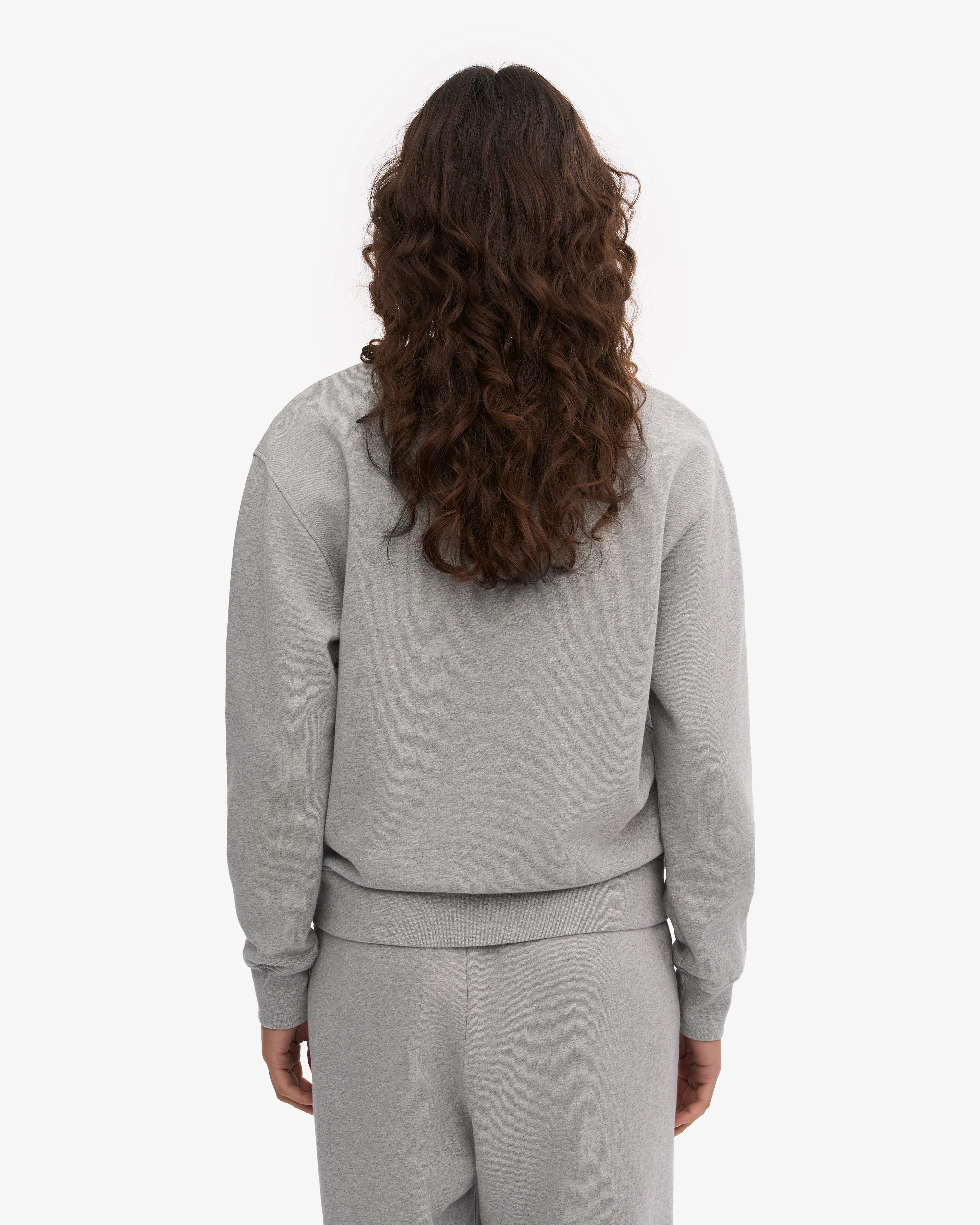Women Classic Organic Crew - Heather Grey