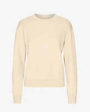 Women Classic Organic Crew - Ivory White
