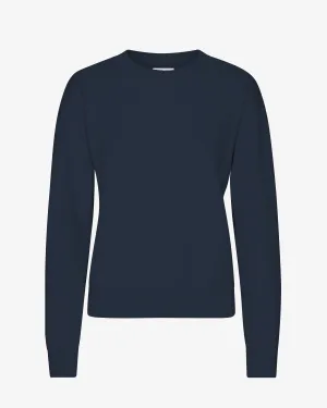 Women Classic Organic Crew - Navy Blue
