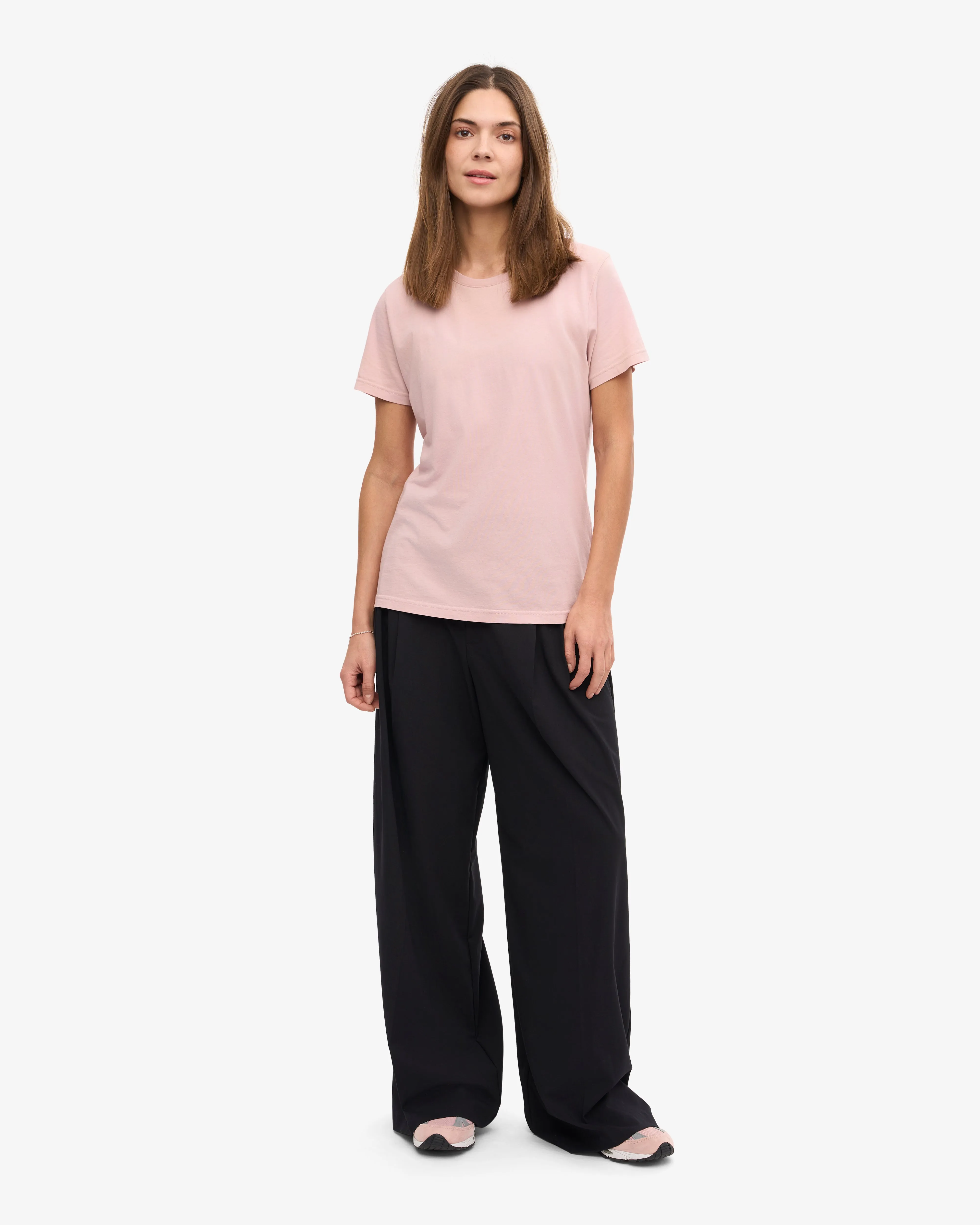 Women Light Organic Tee - Faded Pink