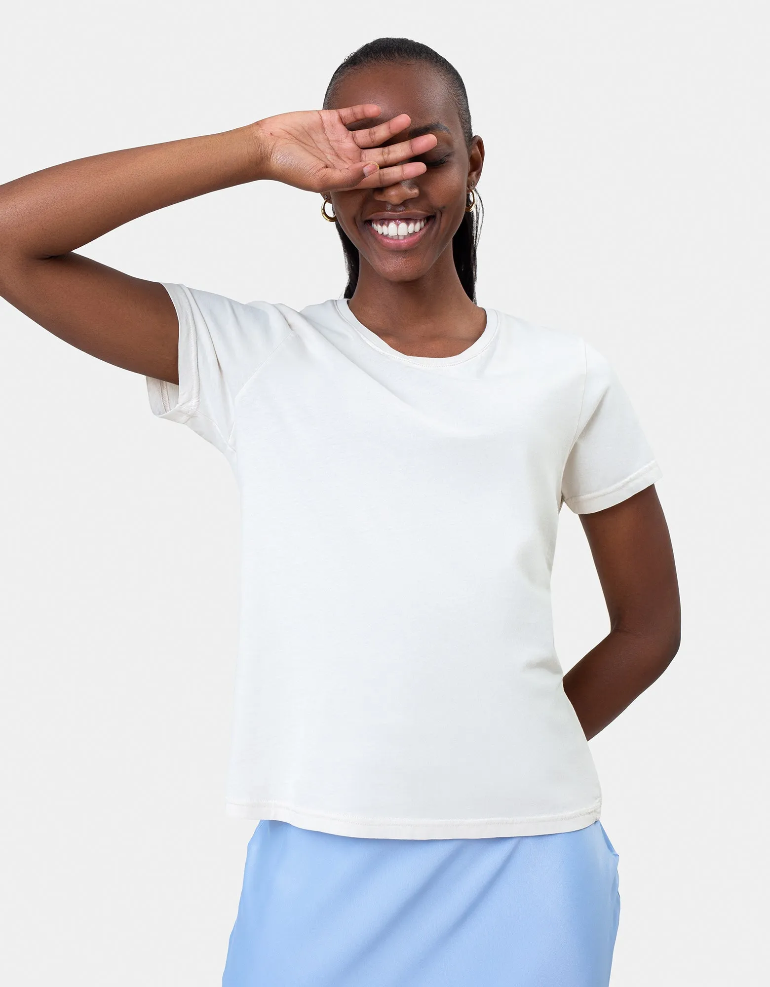 Women Light Organic Tee - Neptune Blue