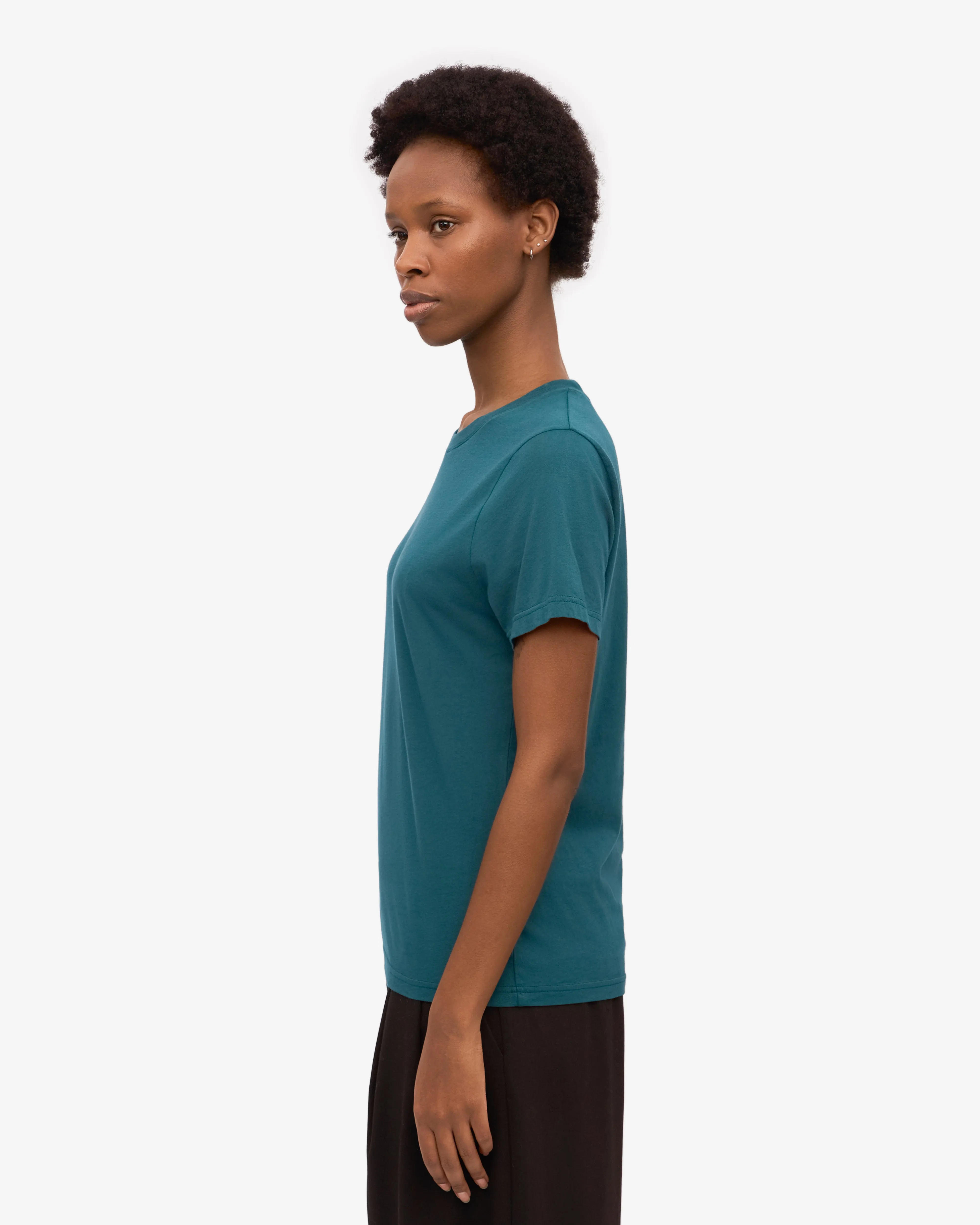 Women Light Organic Tee - Ocean Green