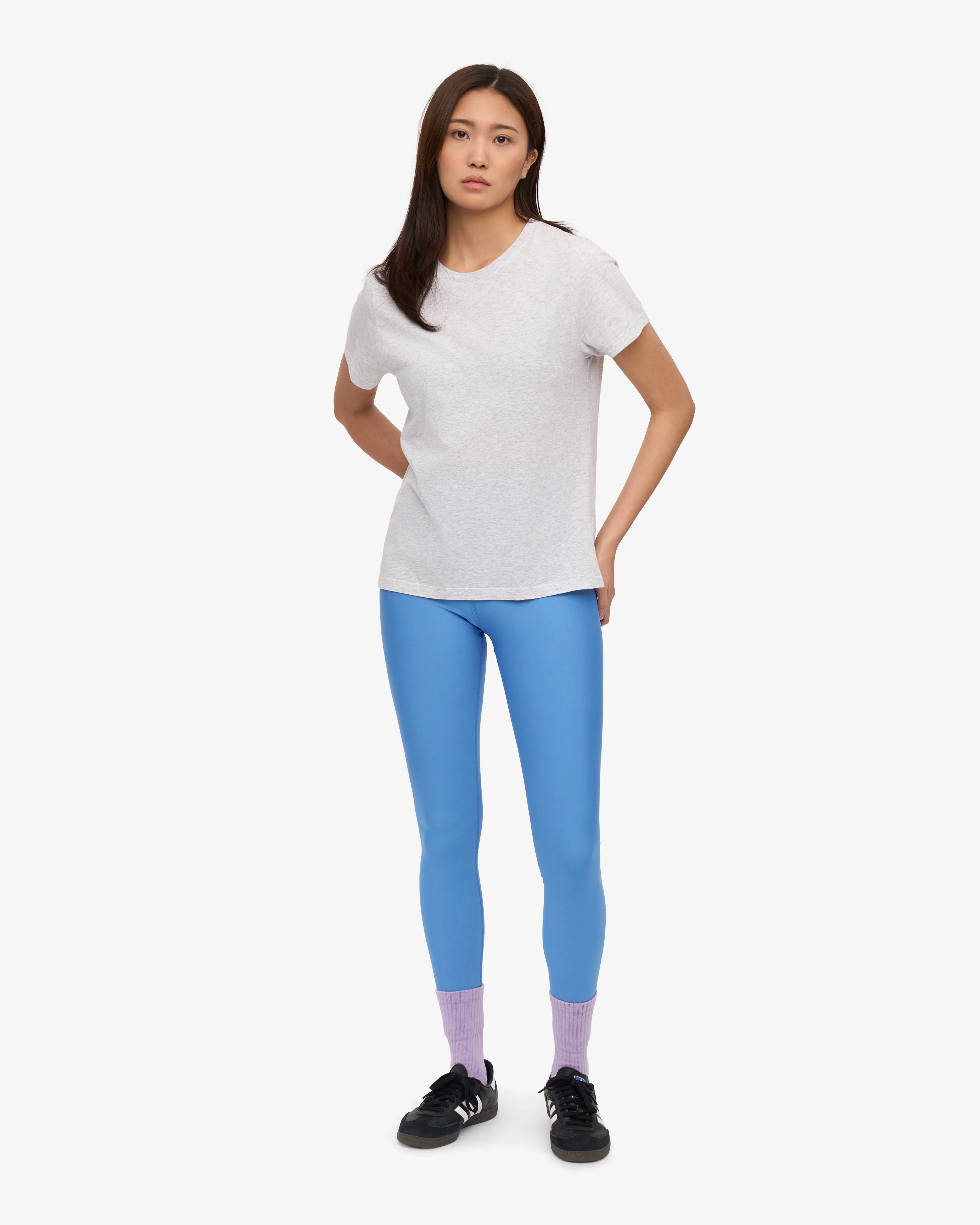 Women Light Organic Tee - Snow Melange