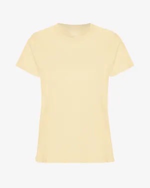 Women Light Organic Tee - Soft Yellow