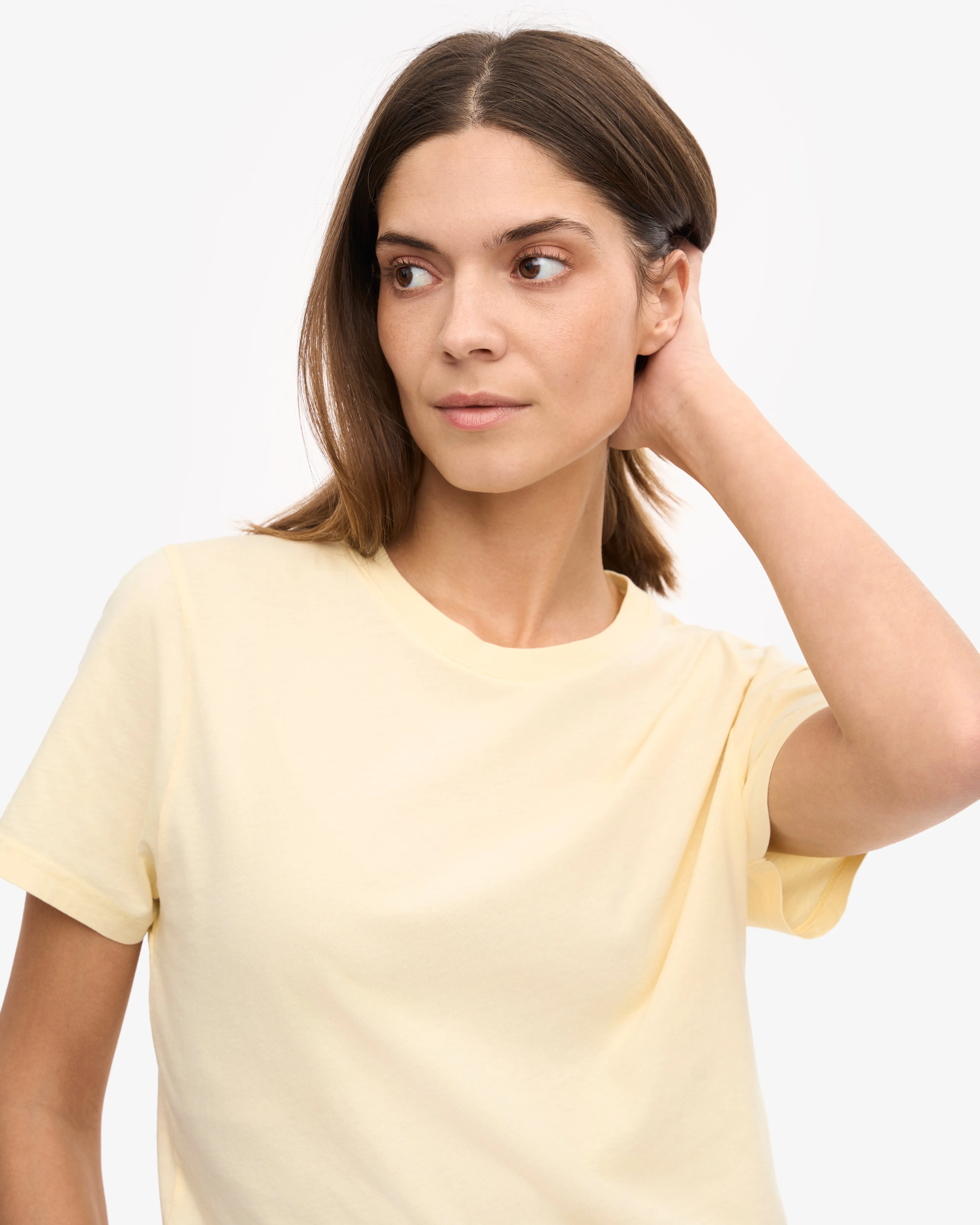 Women Light Organic Tee - Soft Yellow