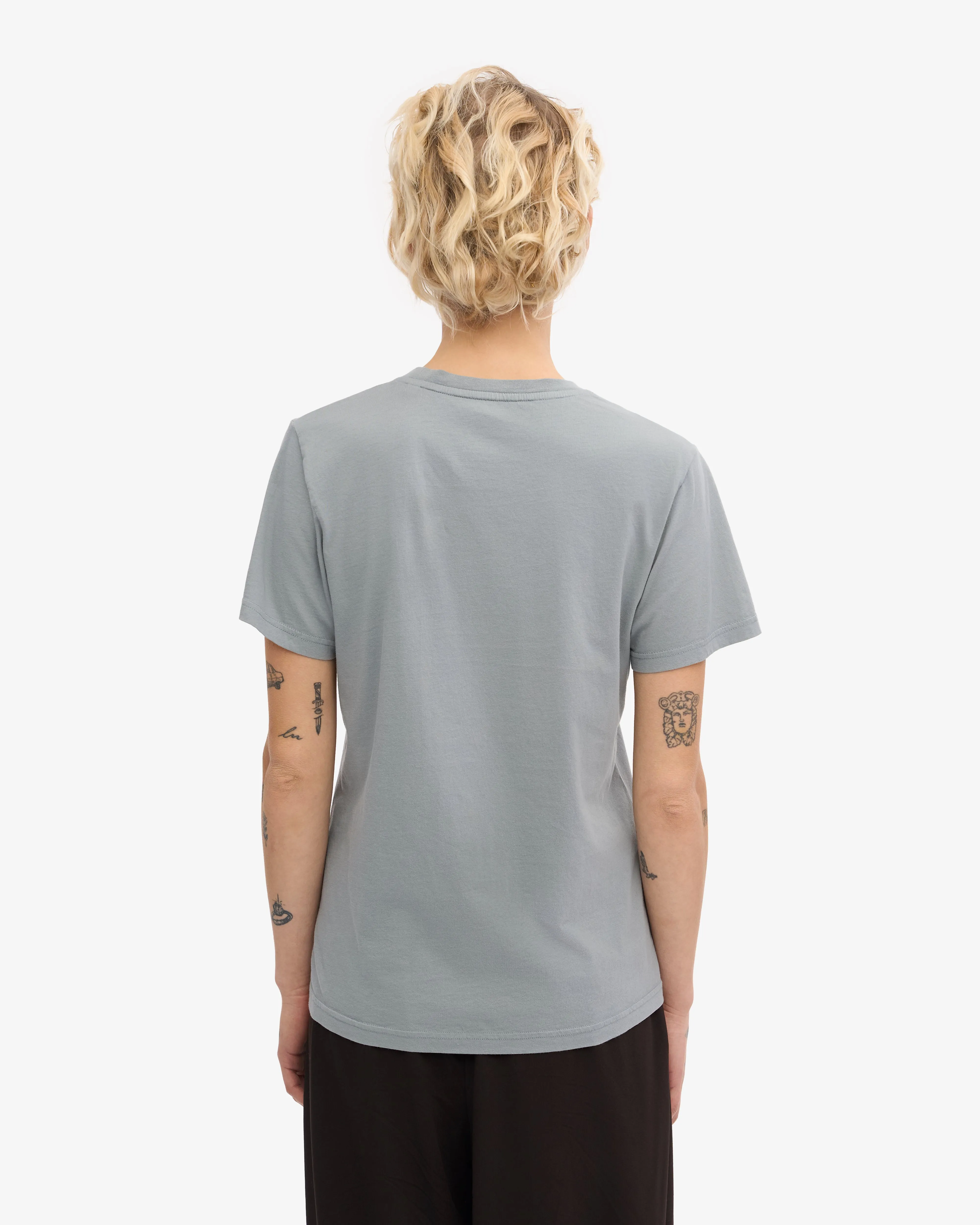 Women Light Organic Tee - Steel Blue
