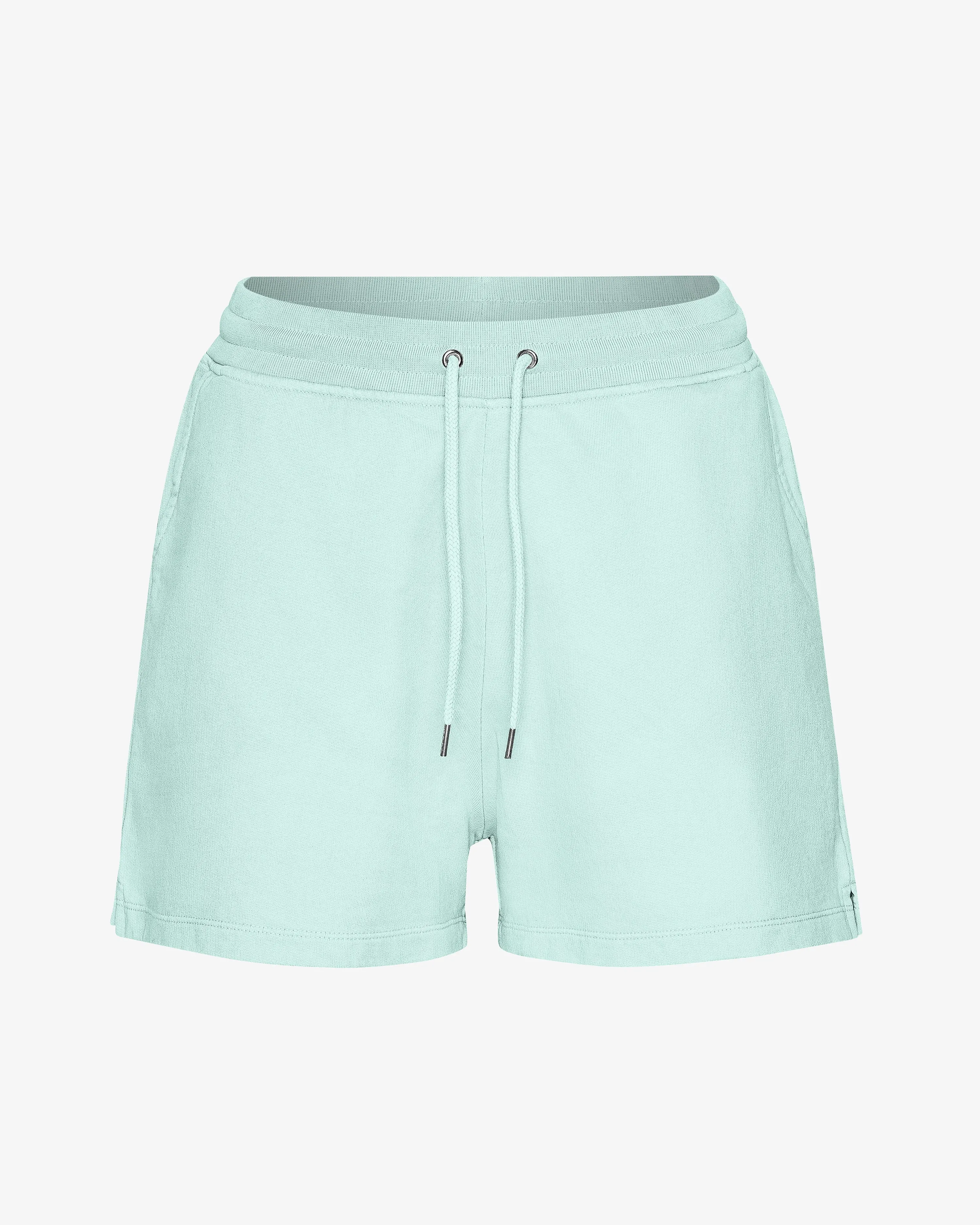 Women Organic Sweatshorts - Light Aqua