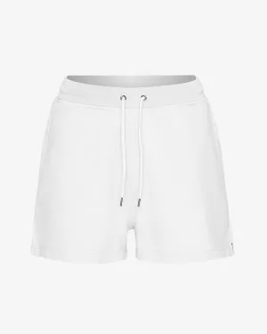 Women Organic Sweatshorts - Optical White
