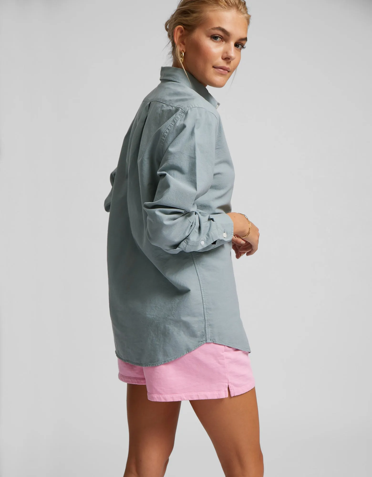 Women Organic Sweatshorts - Snow Melange